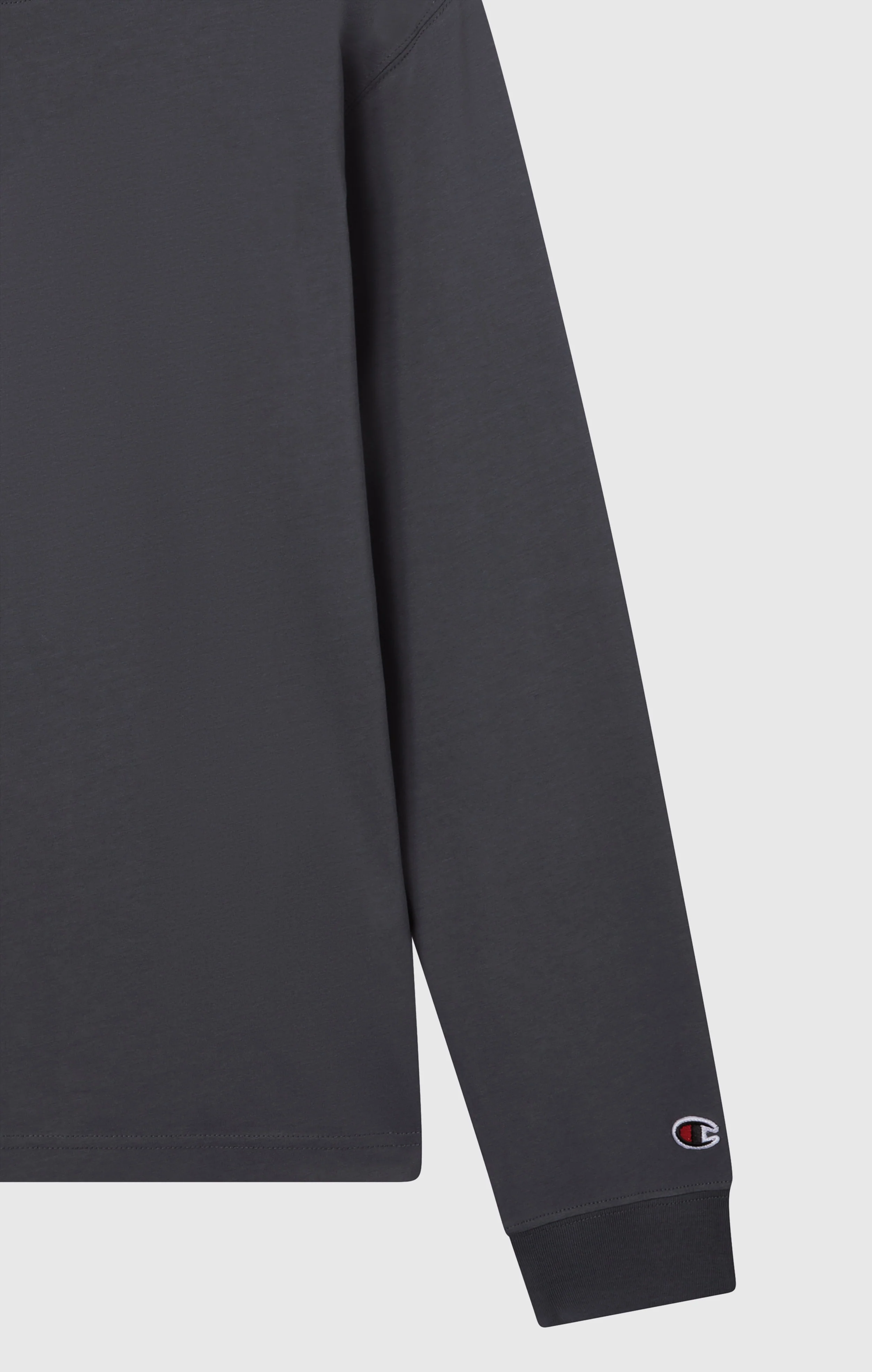 Men’s Crewneck Long Sleeve With Big Embroidery Logo T-Shirt Icons - Image 7