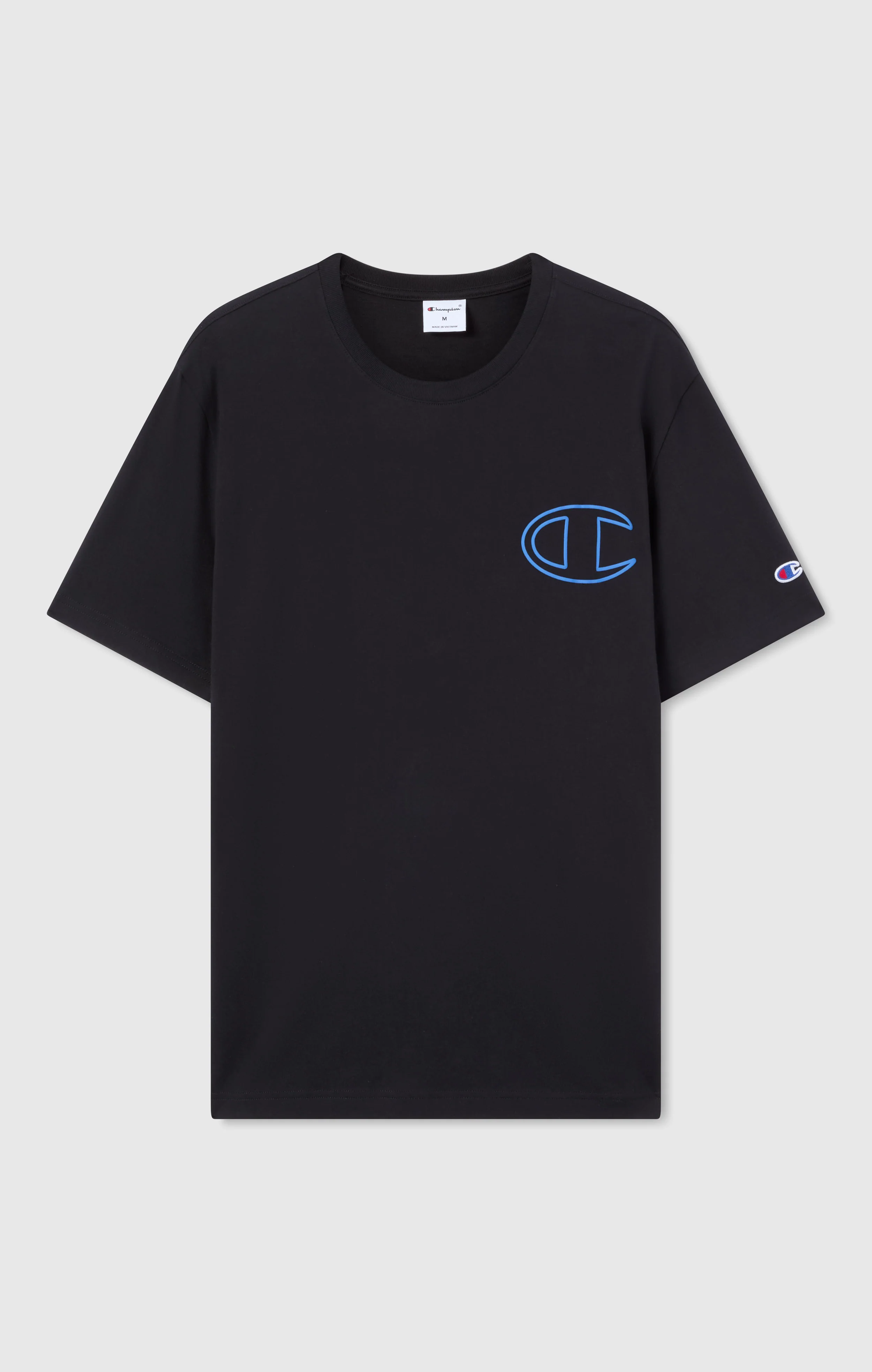Men’s Crewneck T-Shirt With Puff Print Graphic - Image 5