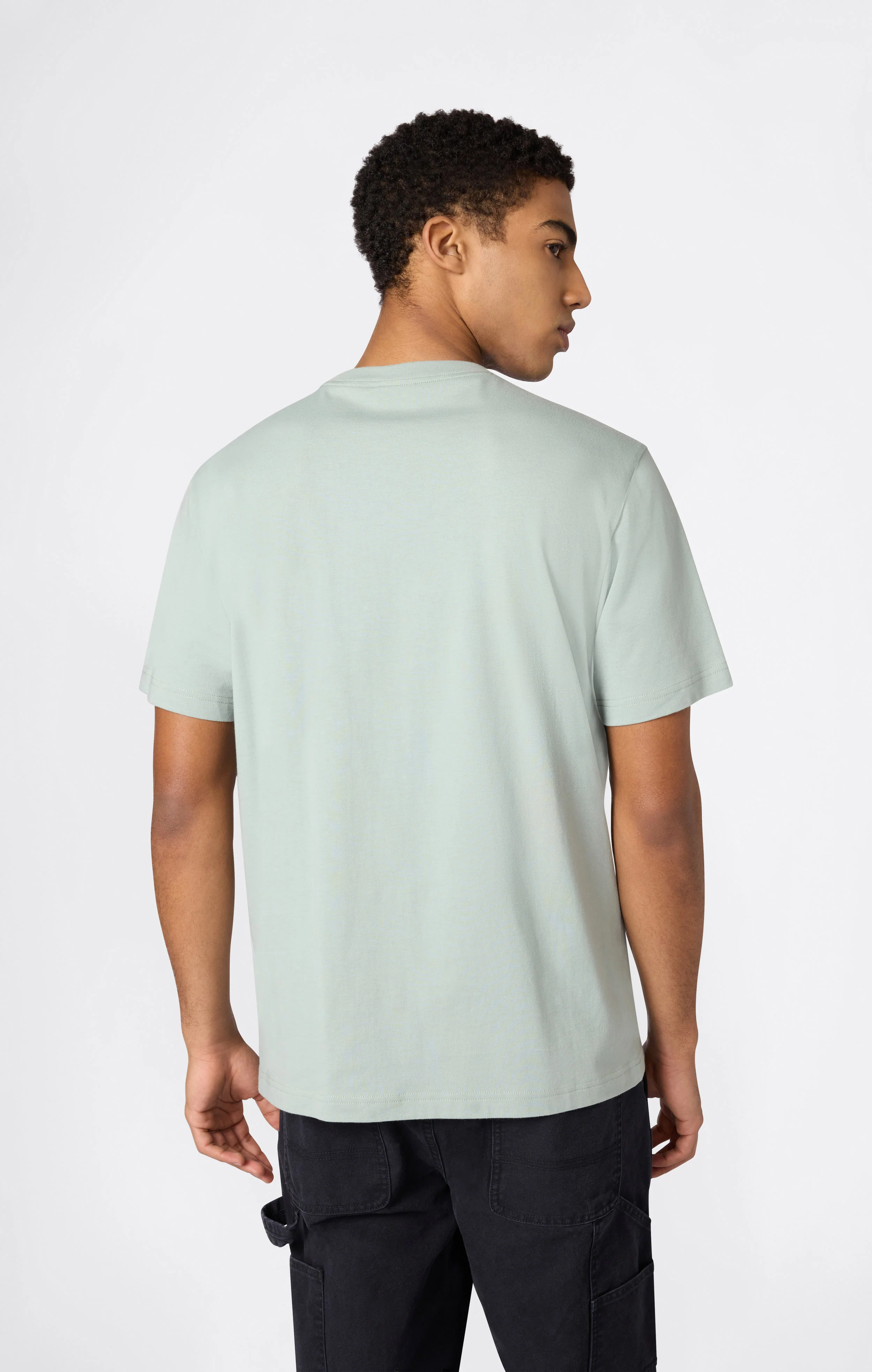 Men’s Crewneck T-Shirt With Puff Print Graphic - Image 4