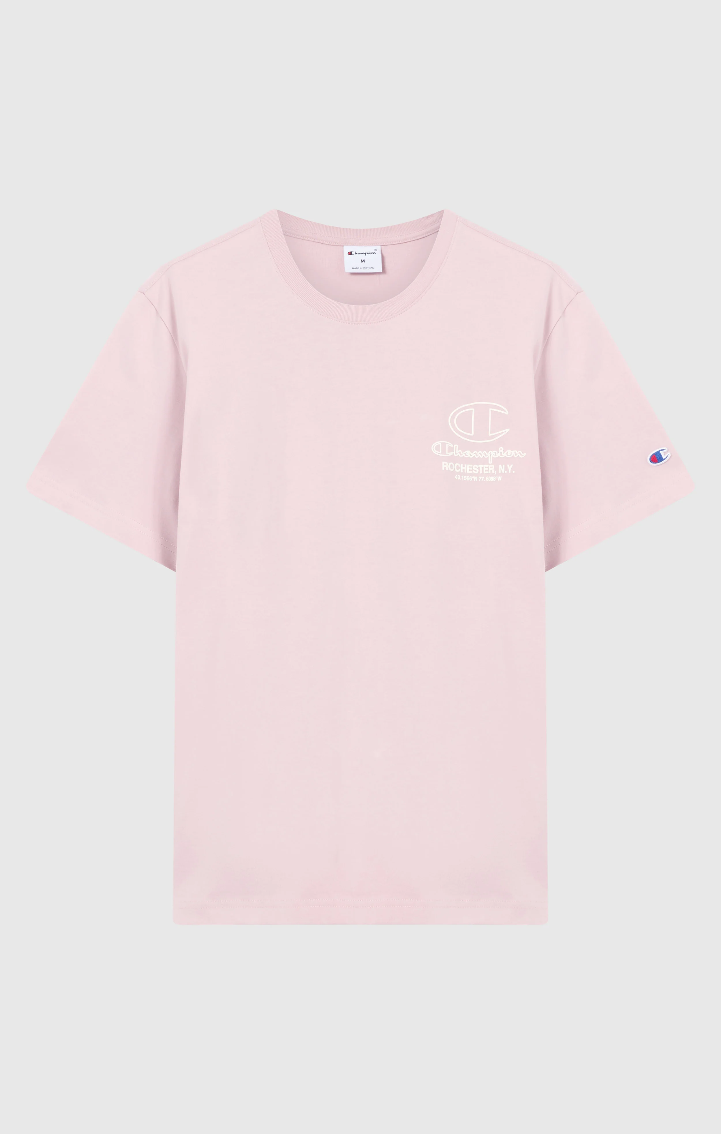 Men’s Crewneck T-Shirt With Puff Print Graphic - Image 5