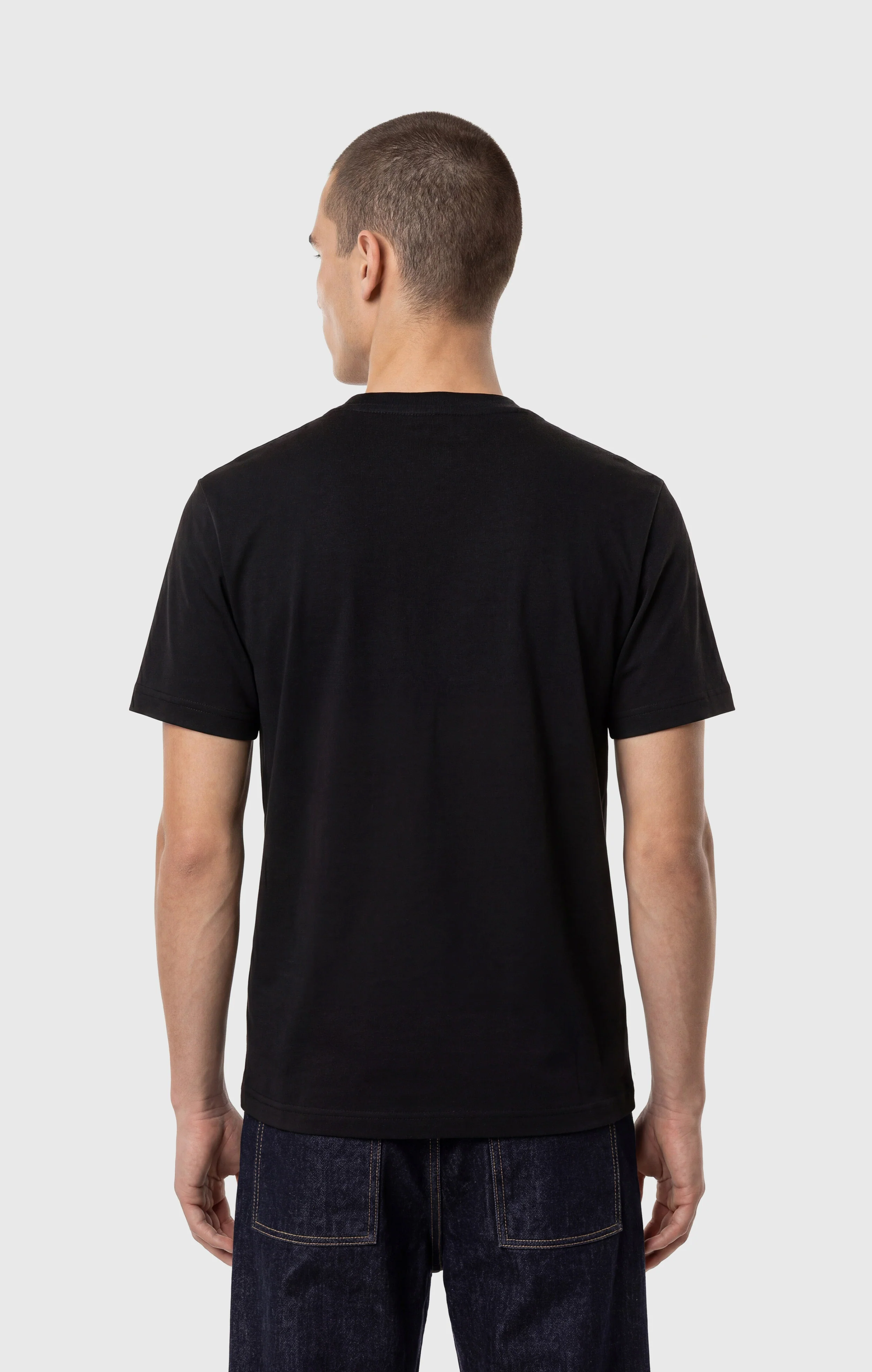 Men’s Crewneck T-Shirt With Puff Print Logo - Image 3