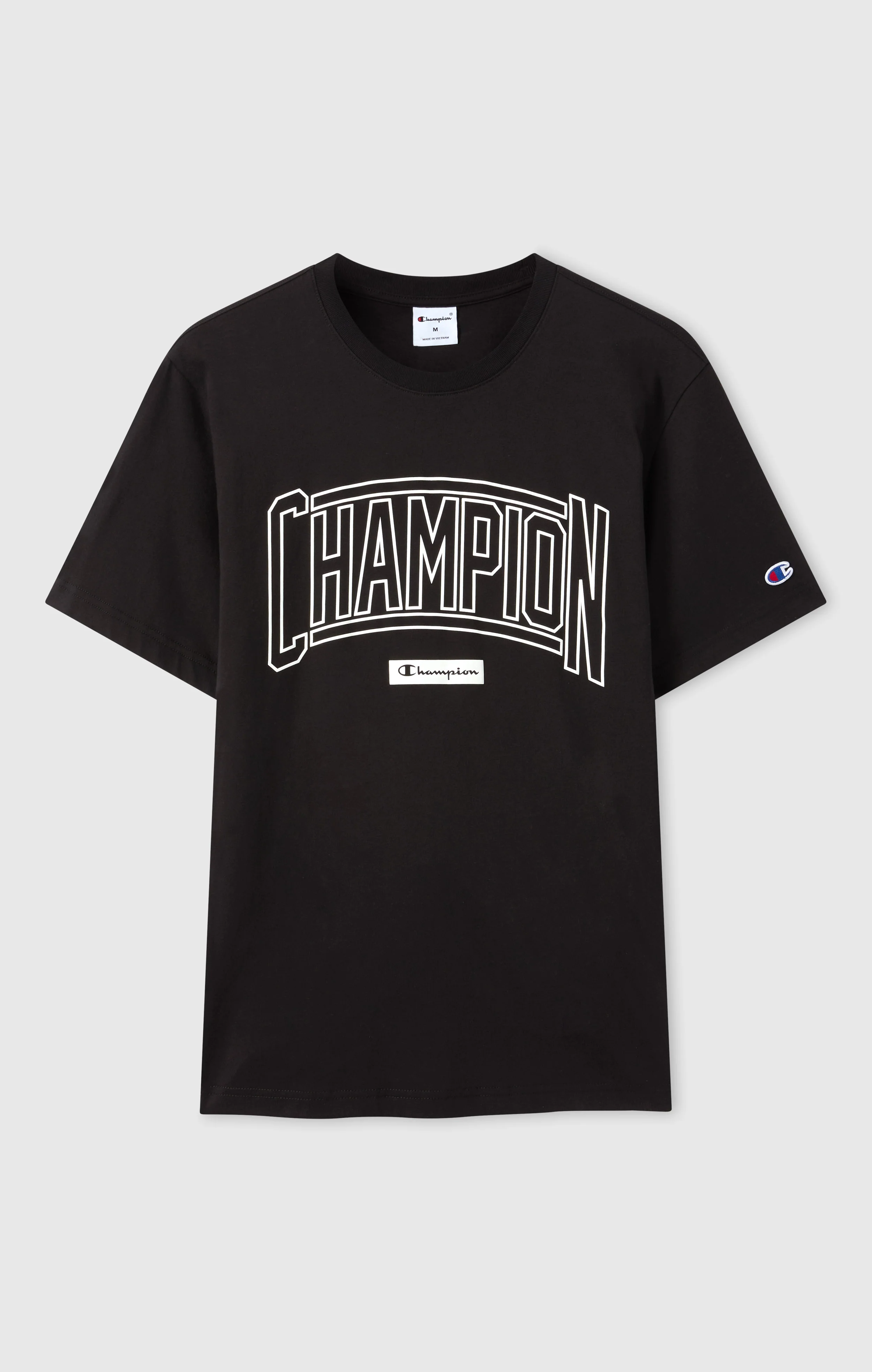 Men’s Crewneck T-Shirt With Puff Print Logo - Image 5