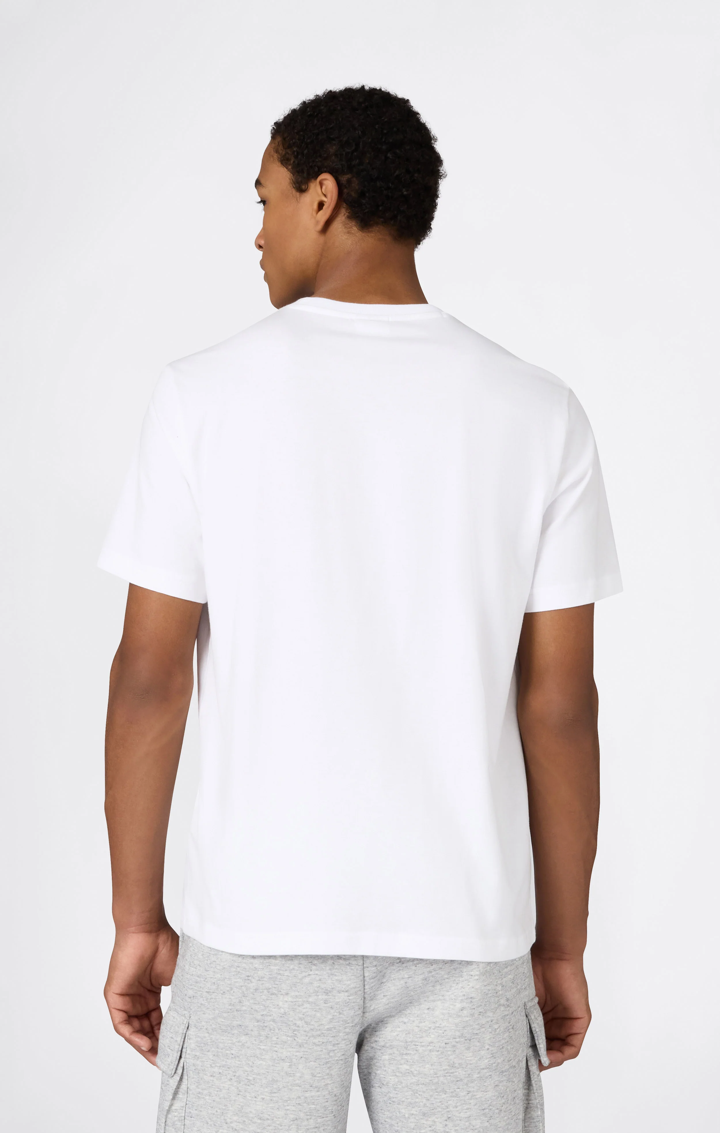 Men’s Crewneck T-Shirt With Puff Print Logo - Image 3