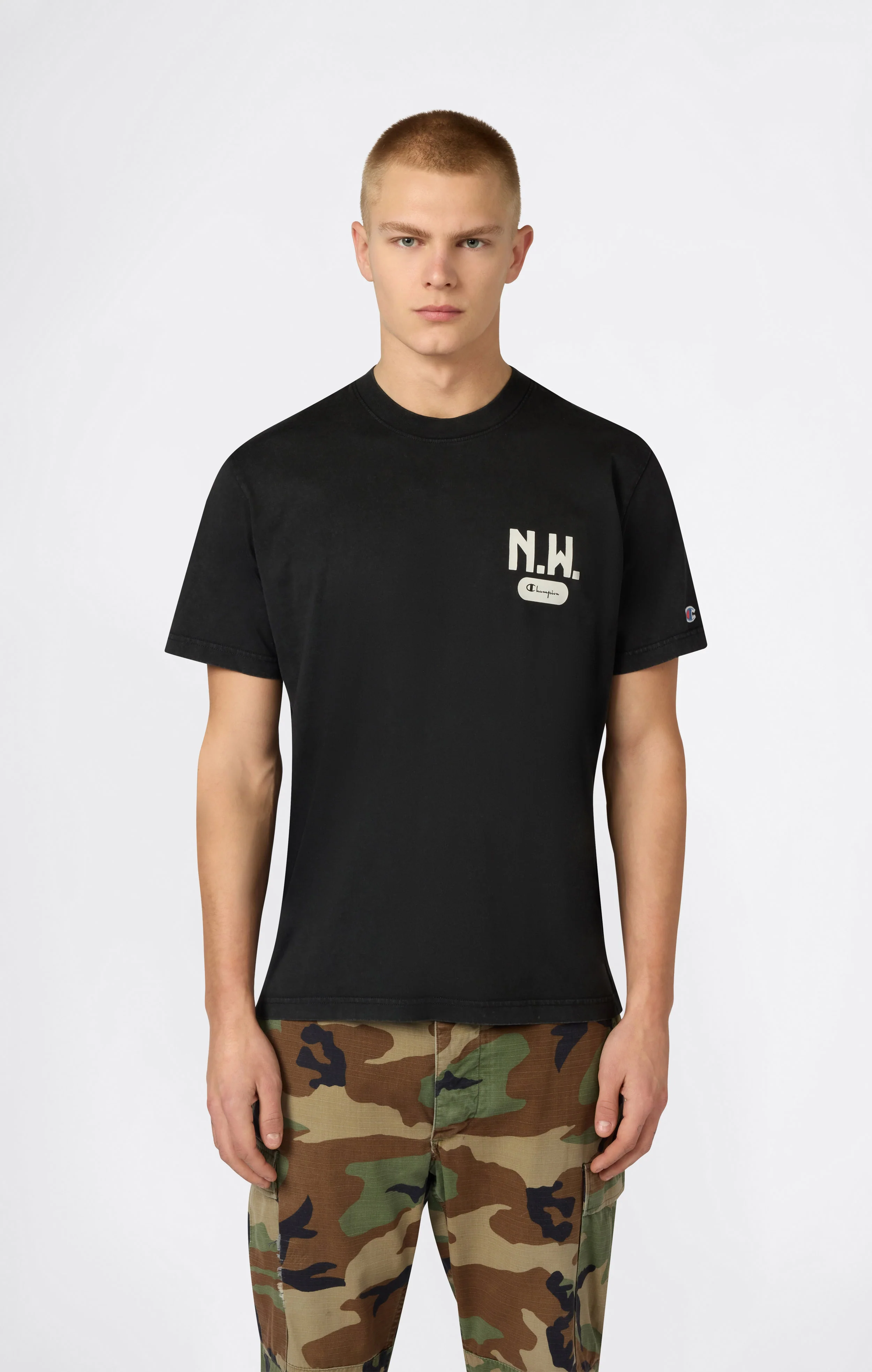 Men’s East West T-Shirt with Front and Back Graphic