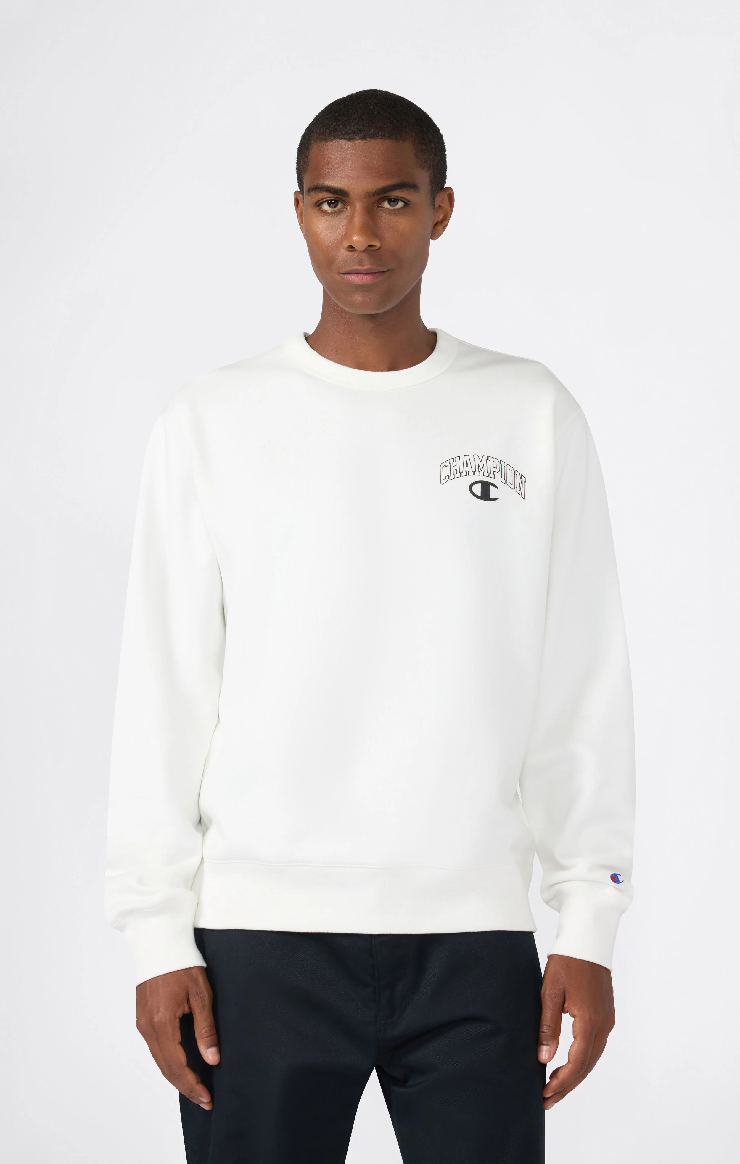 Men’s Fleece Crewneck Sweatshirt Street Varsity