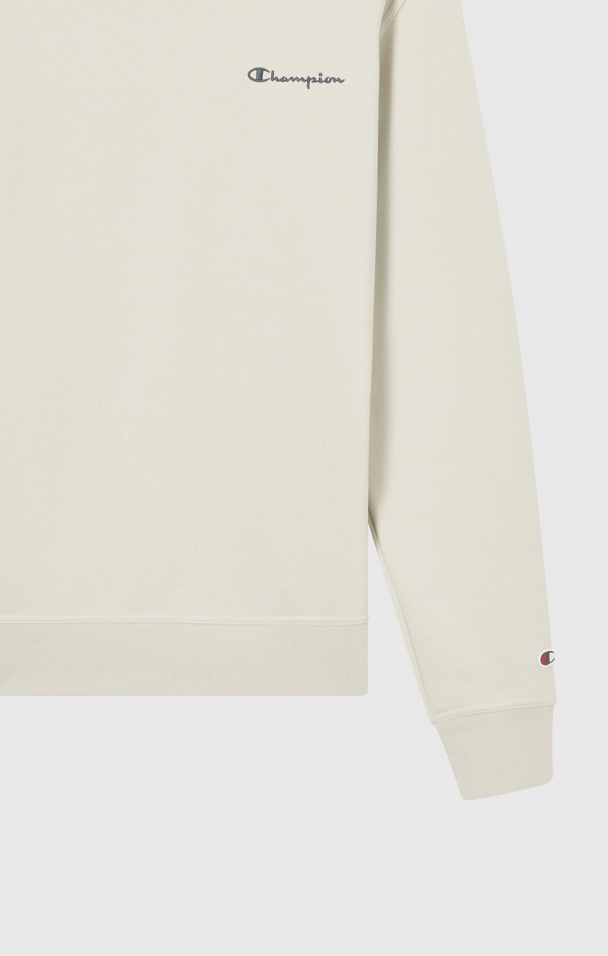 Men’s Fleece Crewneck Sweatshirt with Small Embroidered Logo Icons - Image 6