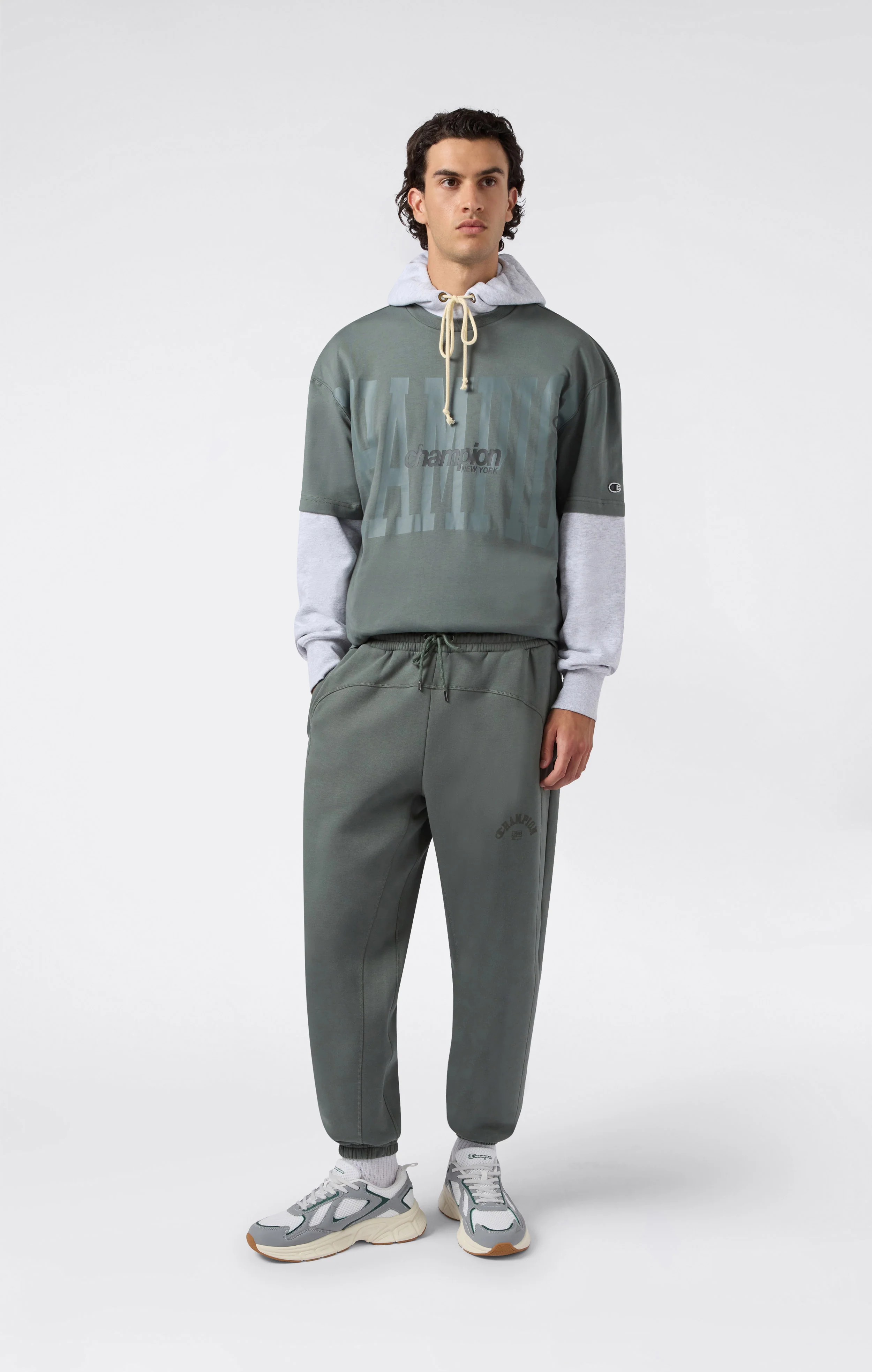 Men's Fleece Elastic Cuff Pants Urban Contemporary - Image 2