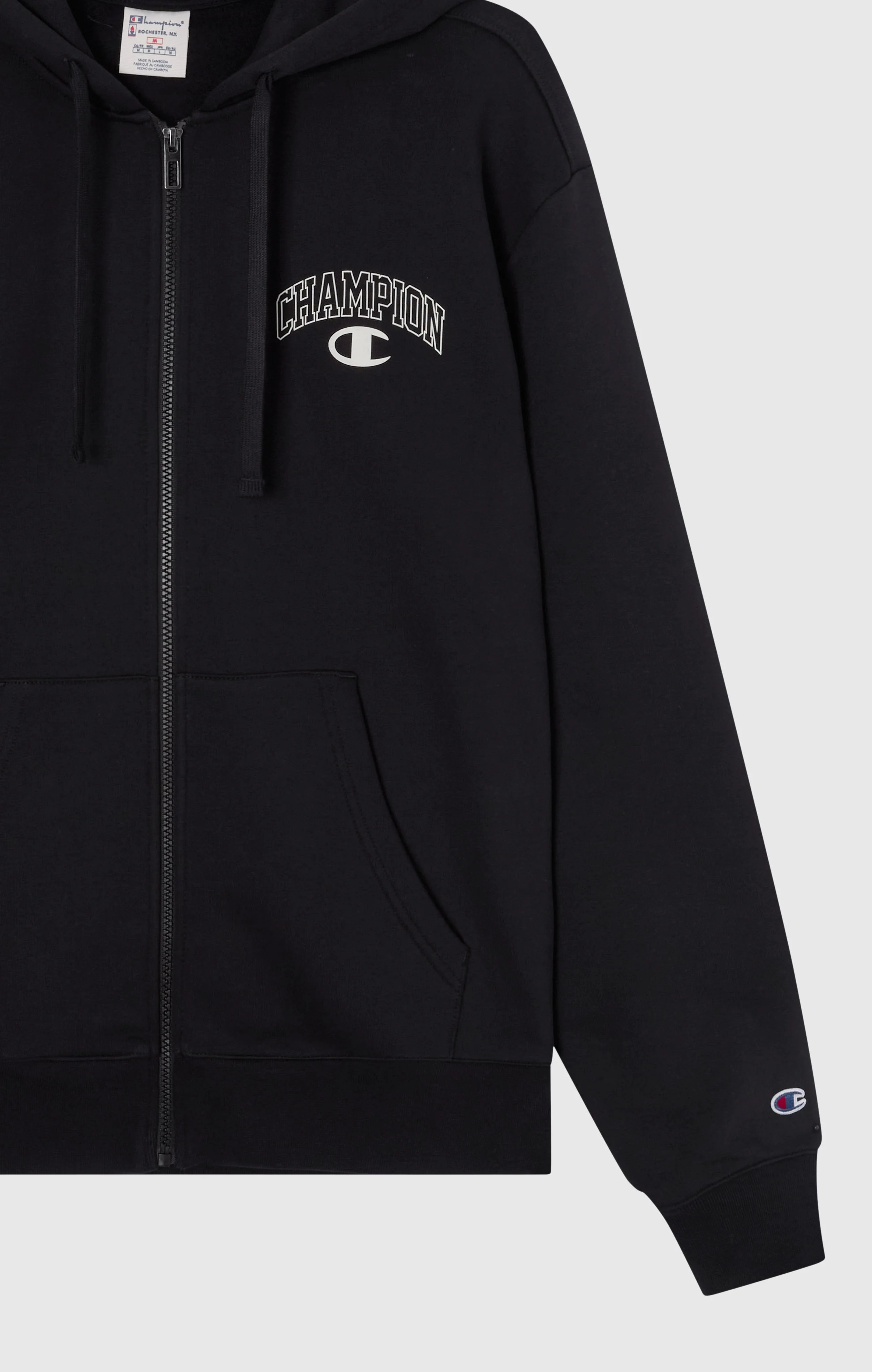 Men’s Fleece Full Zip Hoodie Street Varsity - Image 7