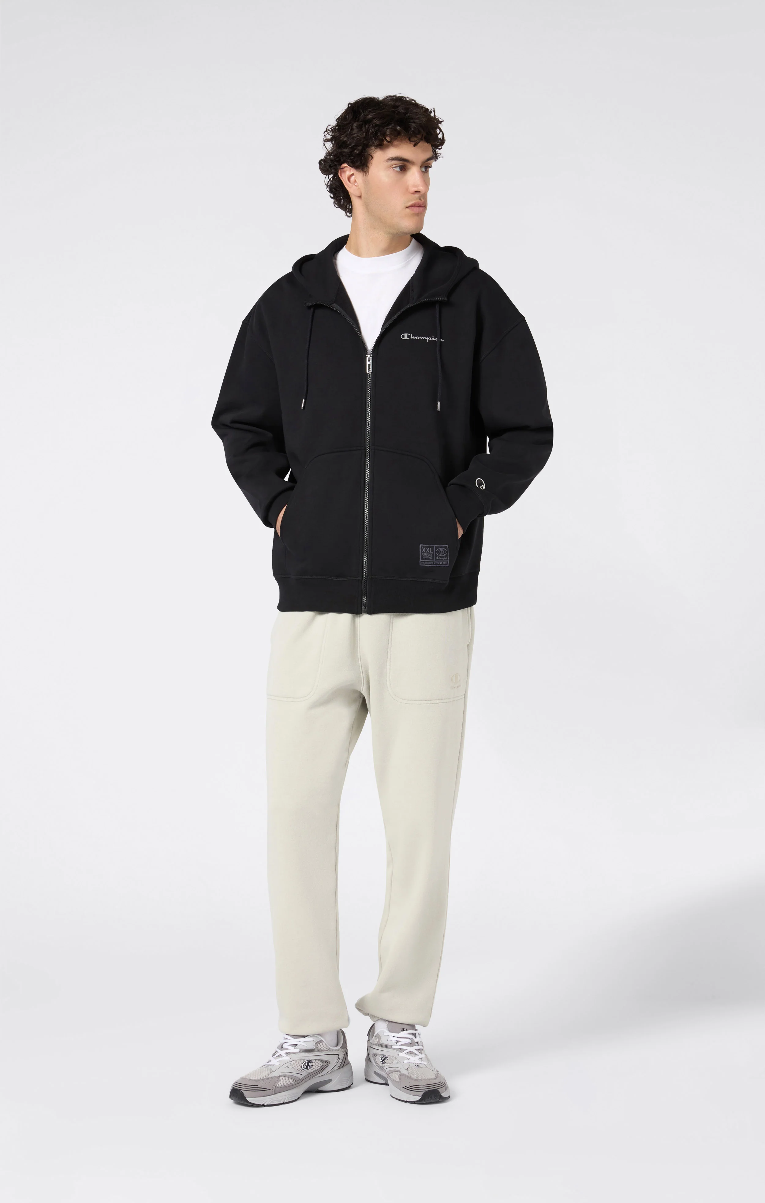 Men's Fleece Full Zip Hoodie Urban Contemporary - Image 2