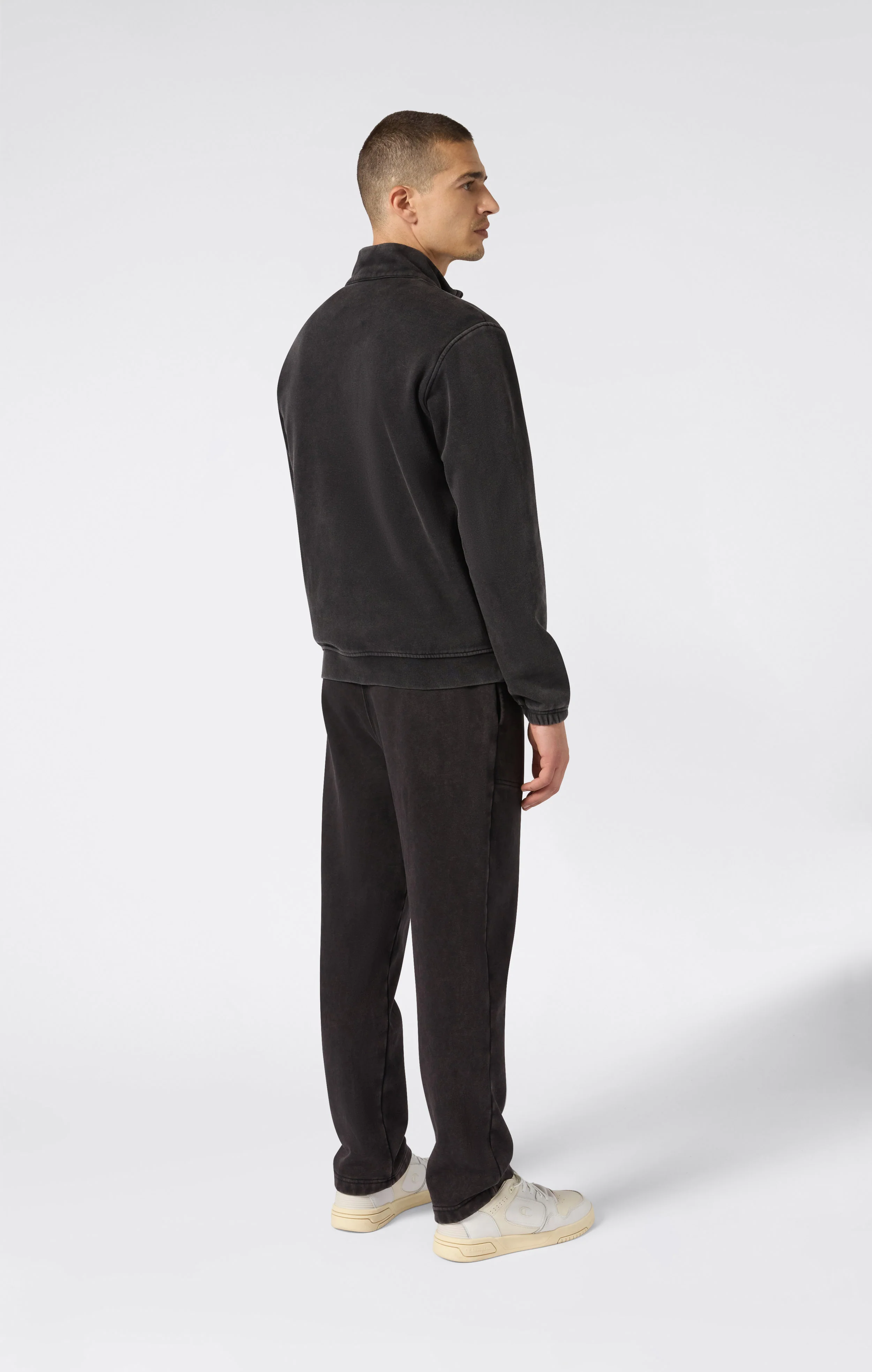Men’s Fleece Full Zip Suit Washed Icons - Image 2