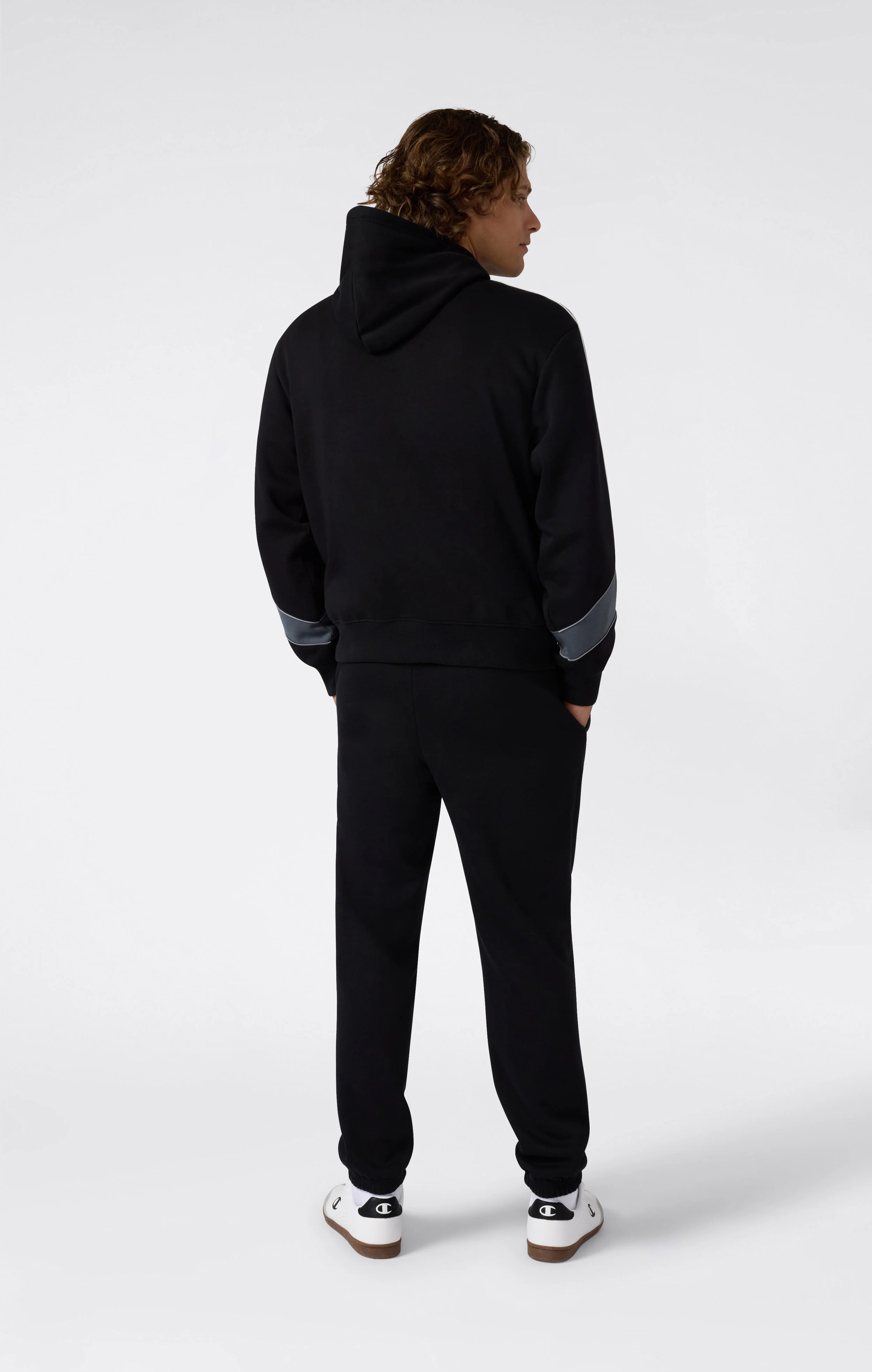 Men’s Fleece Hooded Full Zip Suit - Image 3