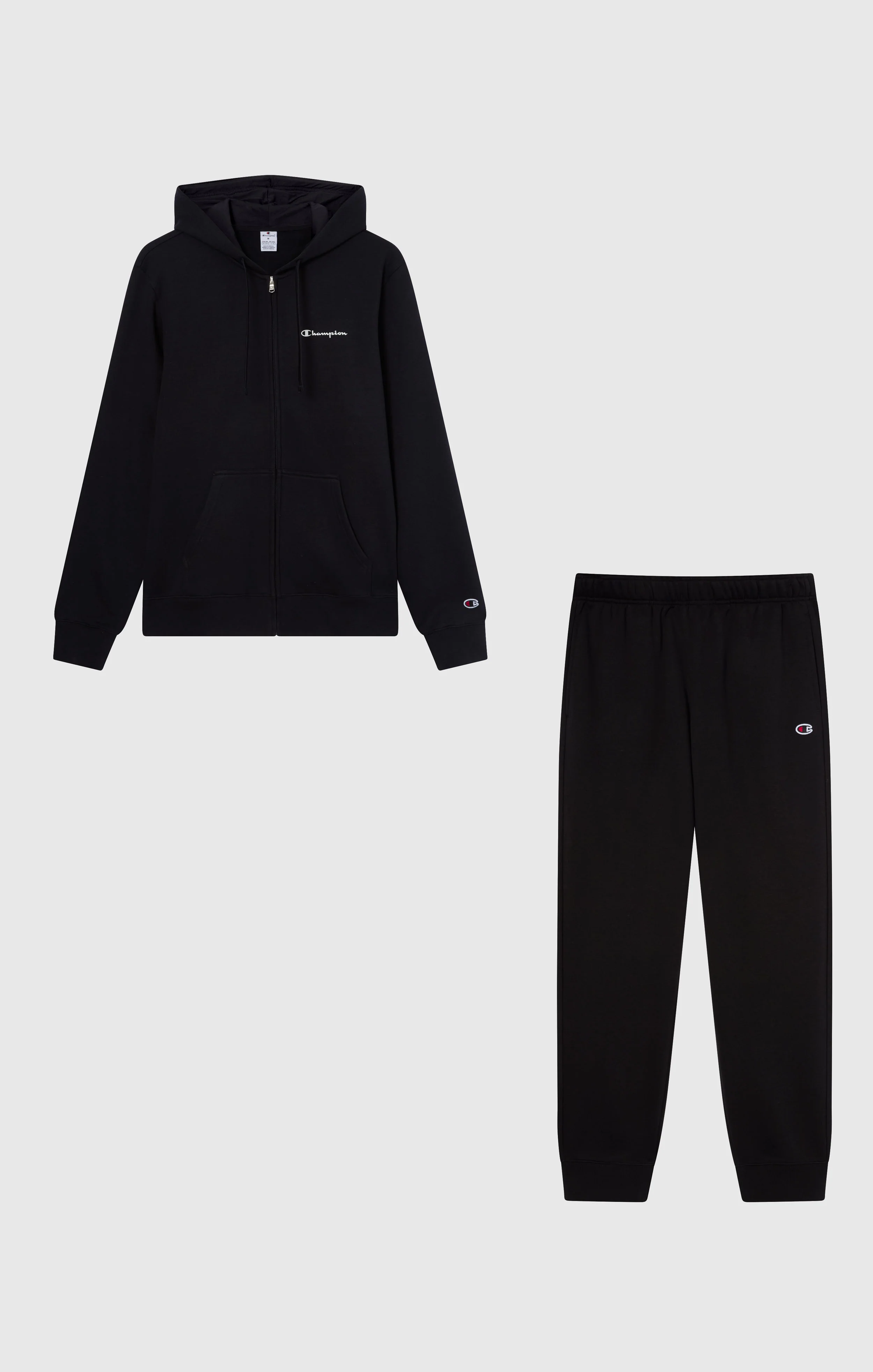 Men’s Fleece Hooded Full Zip Suit - Image 5