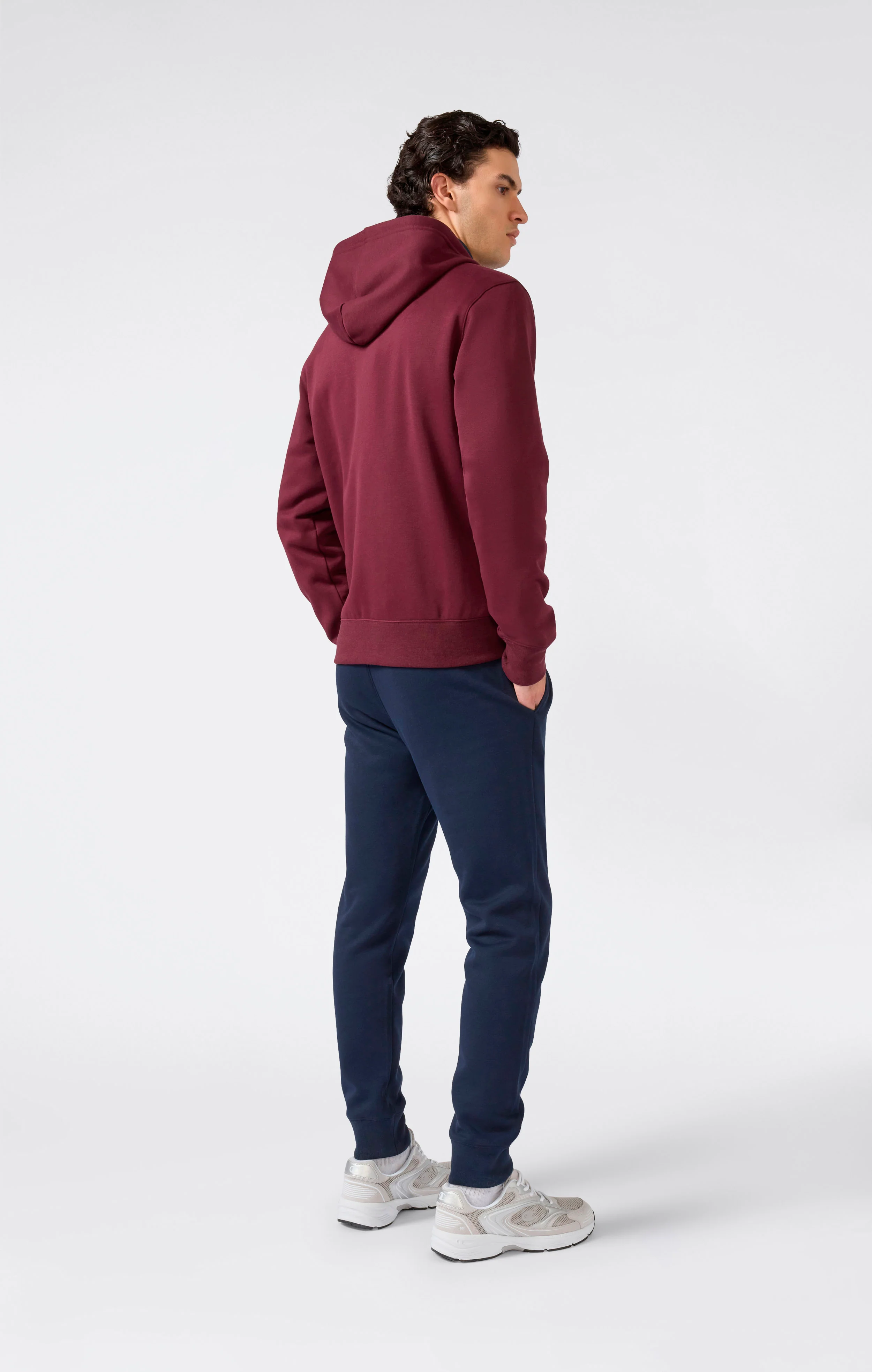 Men’s Fleece Hooded Full Zip Suit - Image 4