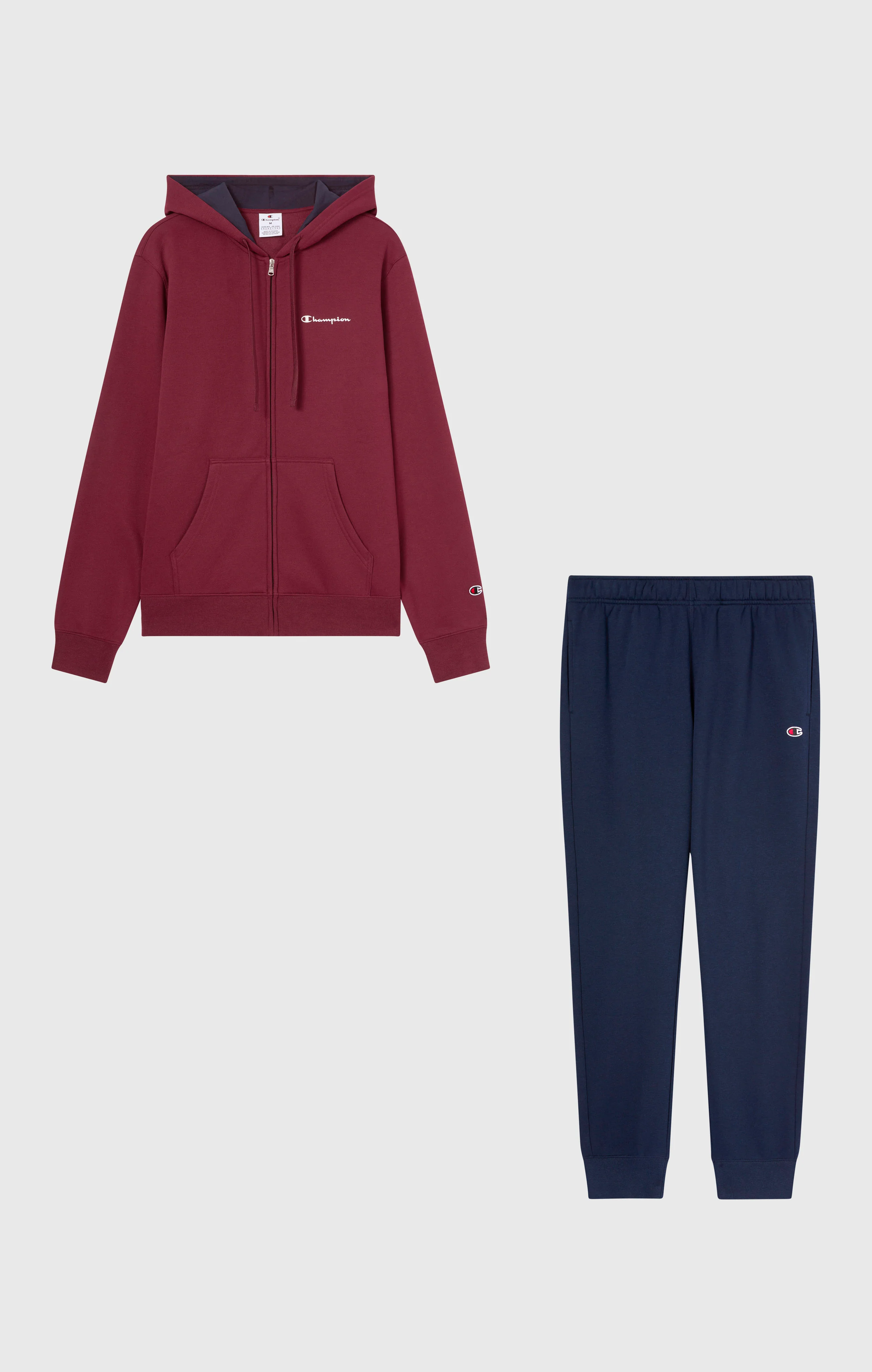 Men’s Fleece Hooded Full Zip Suit - Image 5