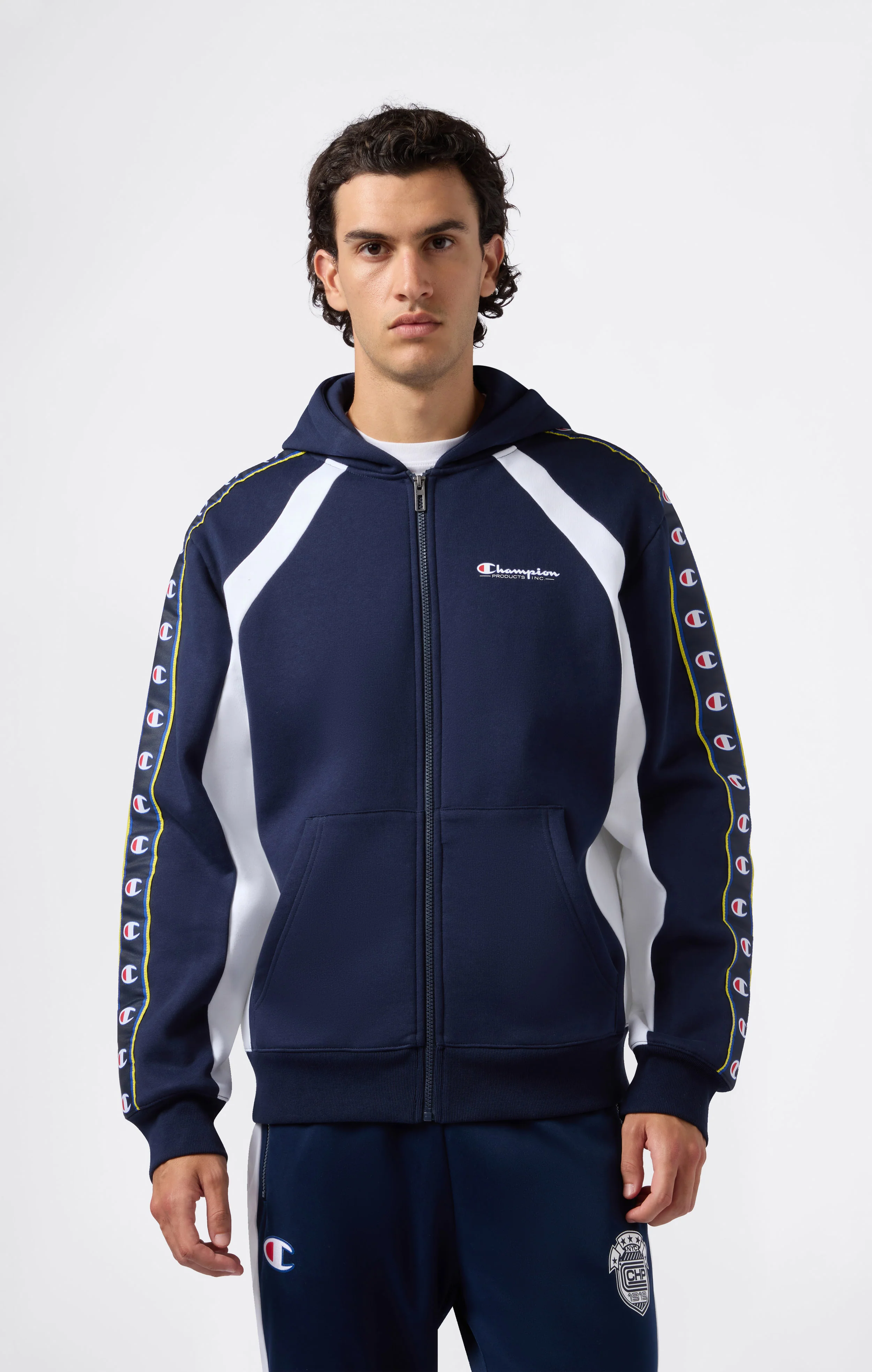 Men’s Fleece Hooded Full Zip Sweatshirt Sport Heritage