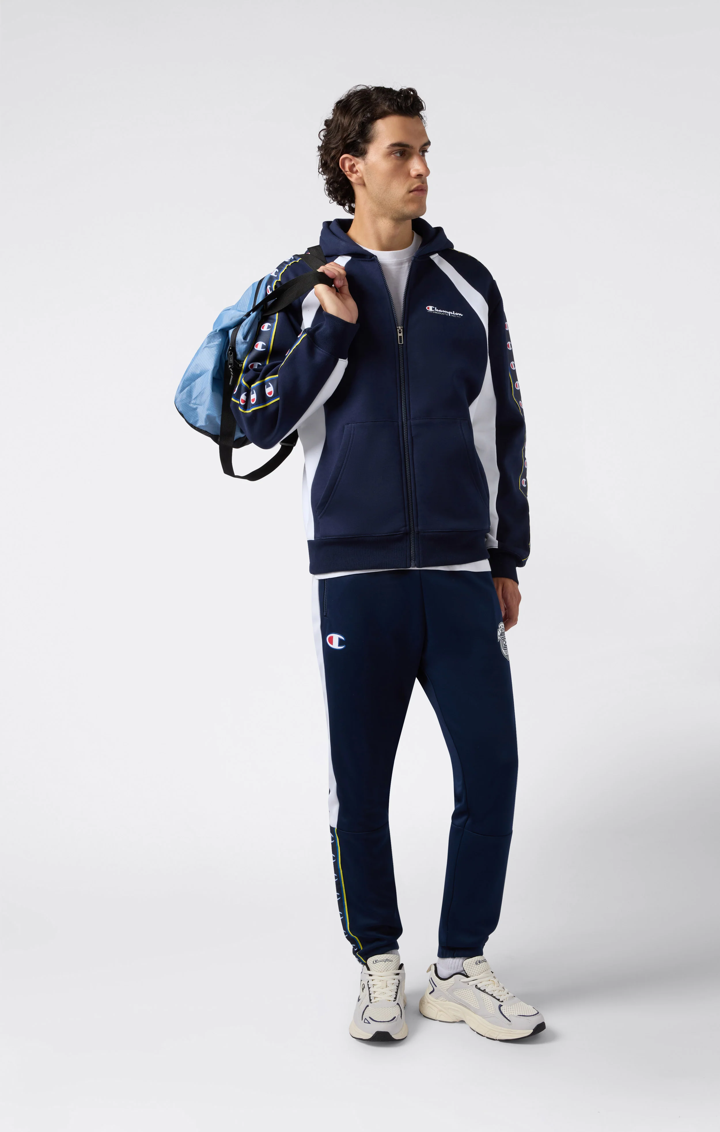 Men’s Fleece Hooded Full Zip Sweatshirt Sport Heritage - Image 2