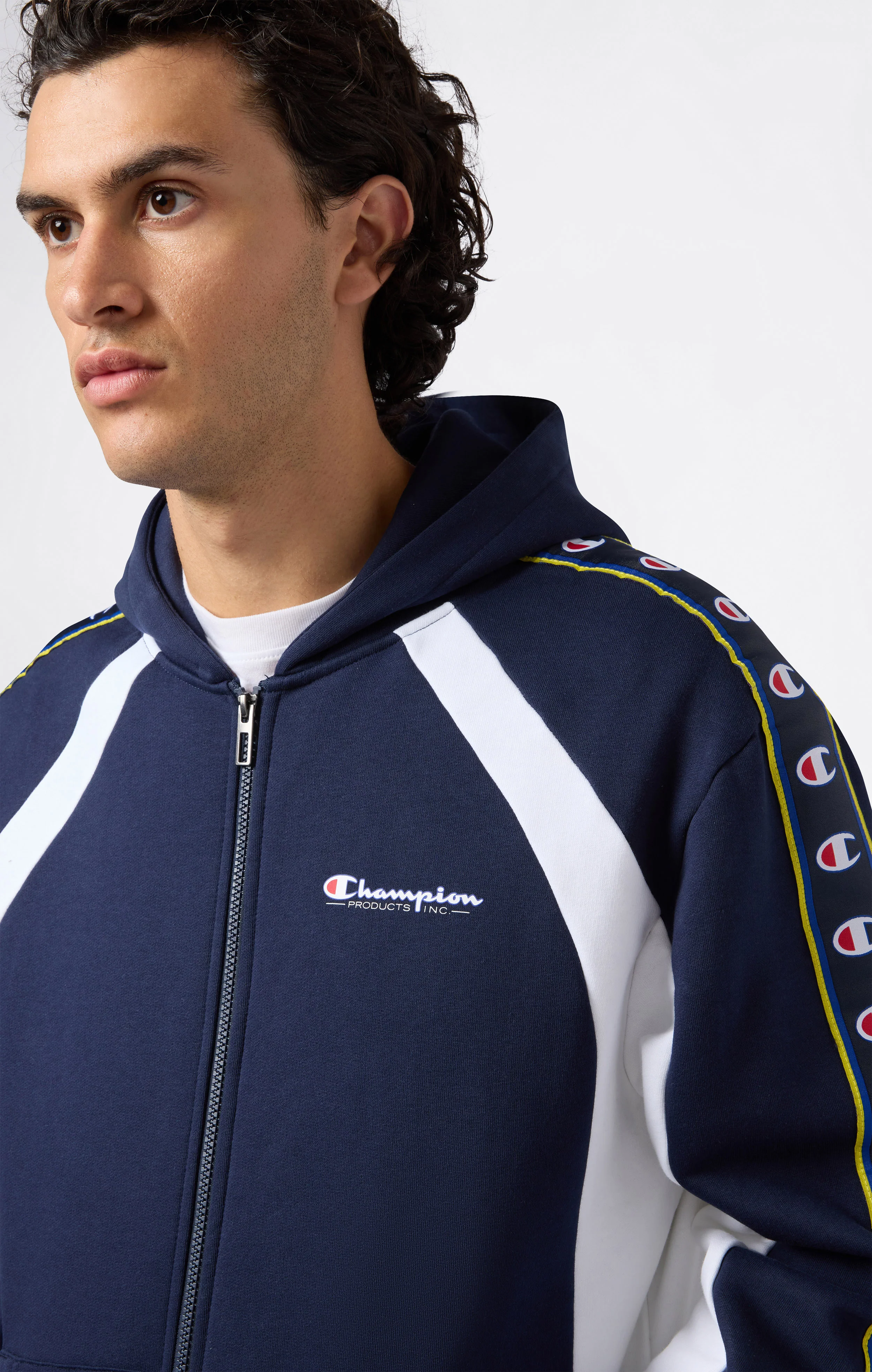 Men’s Fleece Hooded Full Zip Sweatshirt Sport Heritage - Image 4