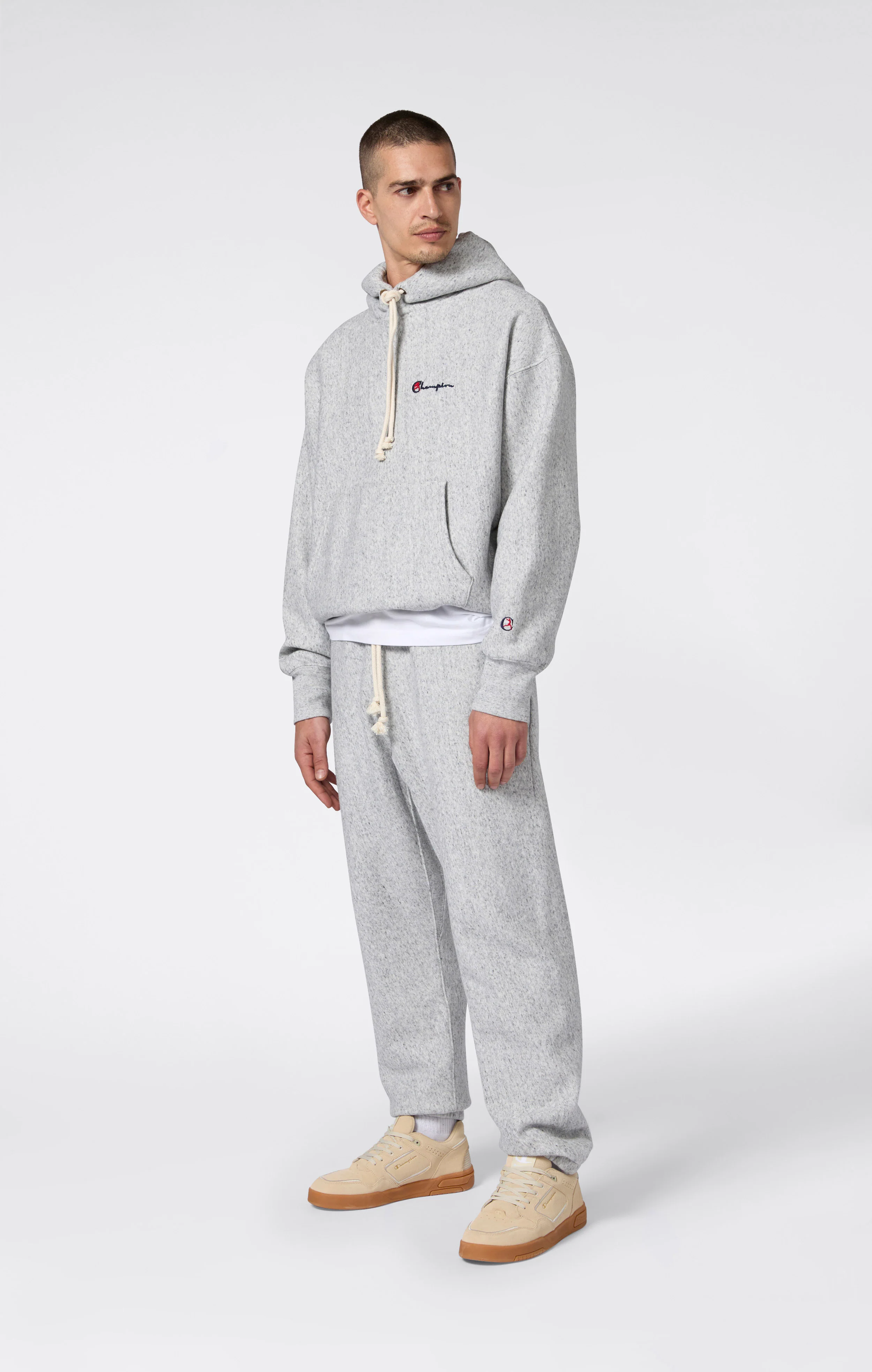 Men’s Fleece Hoodie Reverse Weave Index & Archives Lighthouse - Image 2