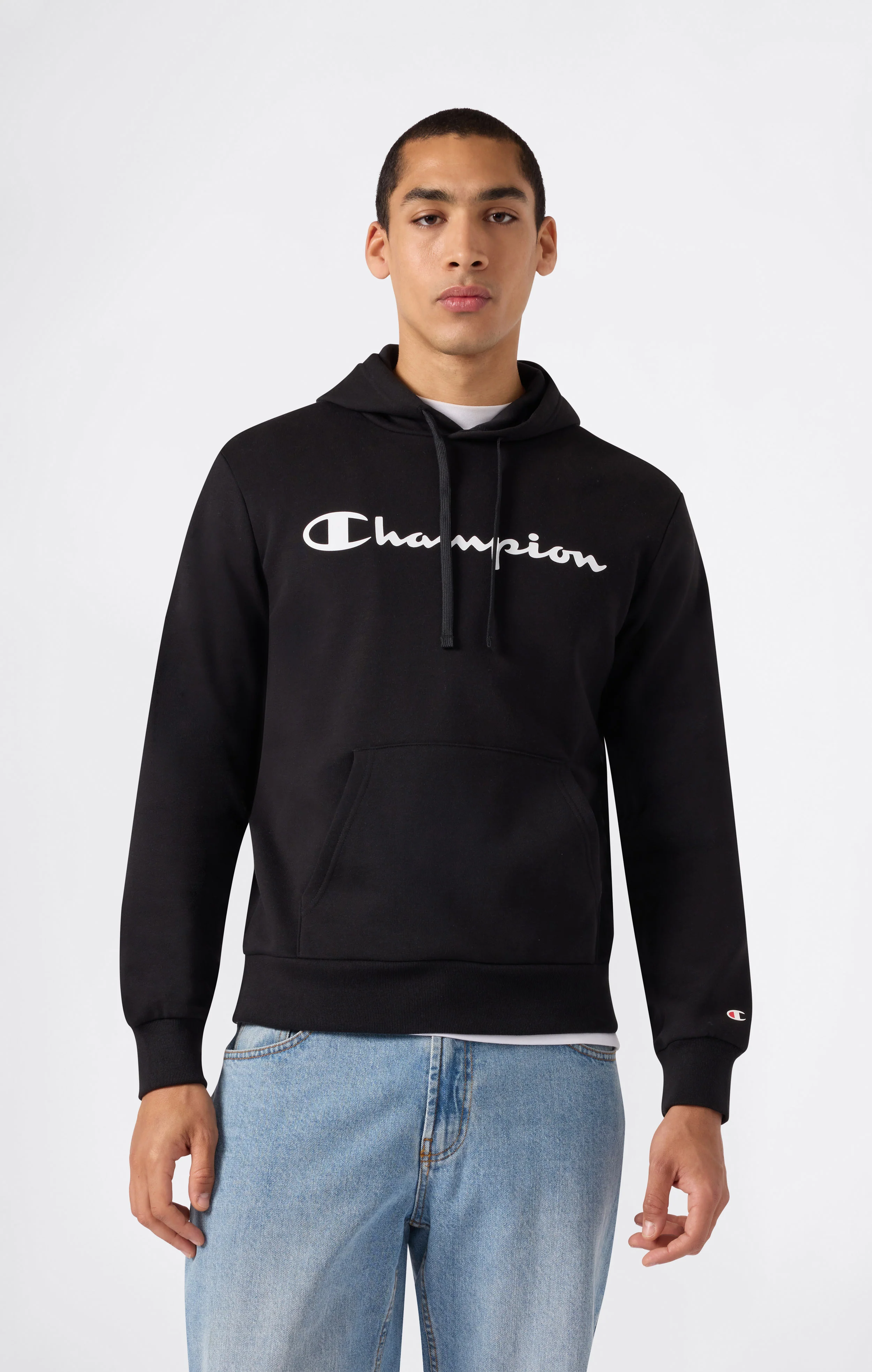 Men’s Fleece Hoodie Script Logo