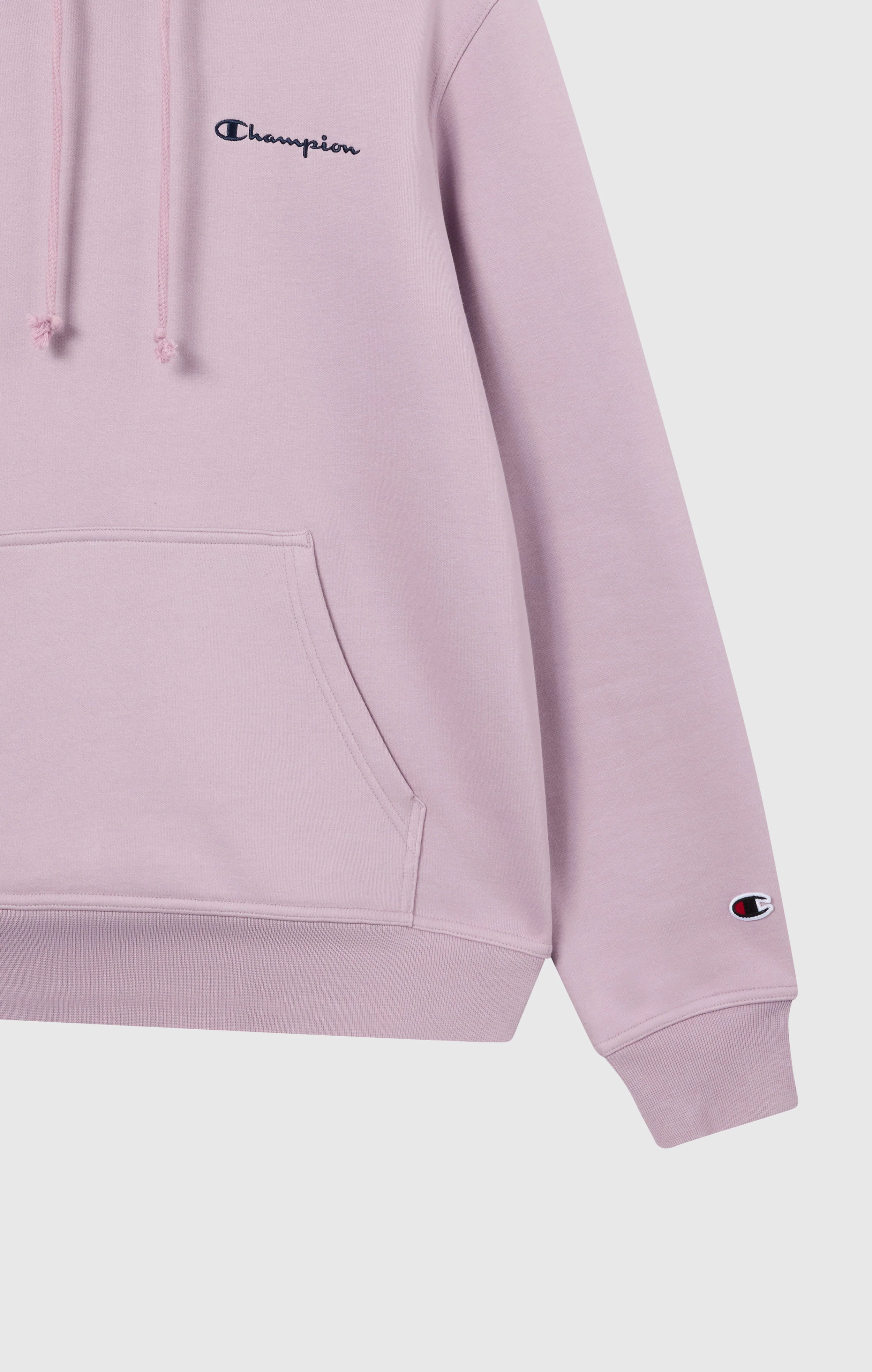 Men’s Fleece Hoodie with Small Embroidered Logo Icons - Image 6