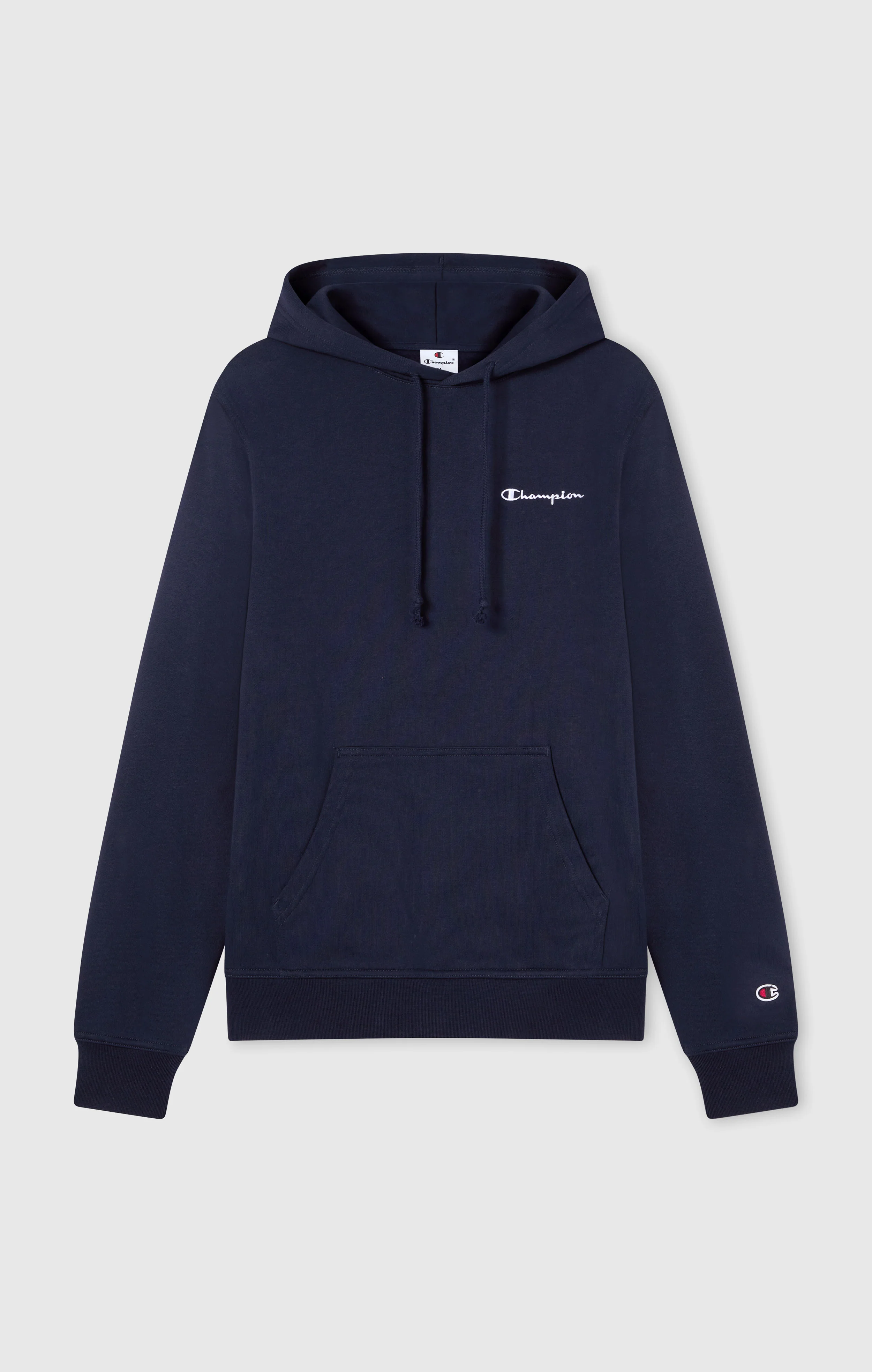 Men’s Fleece Hoodie with Small Embroidered Logo Icons - Image 5