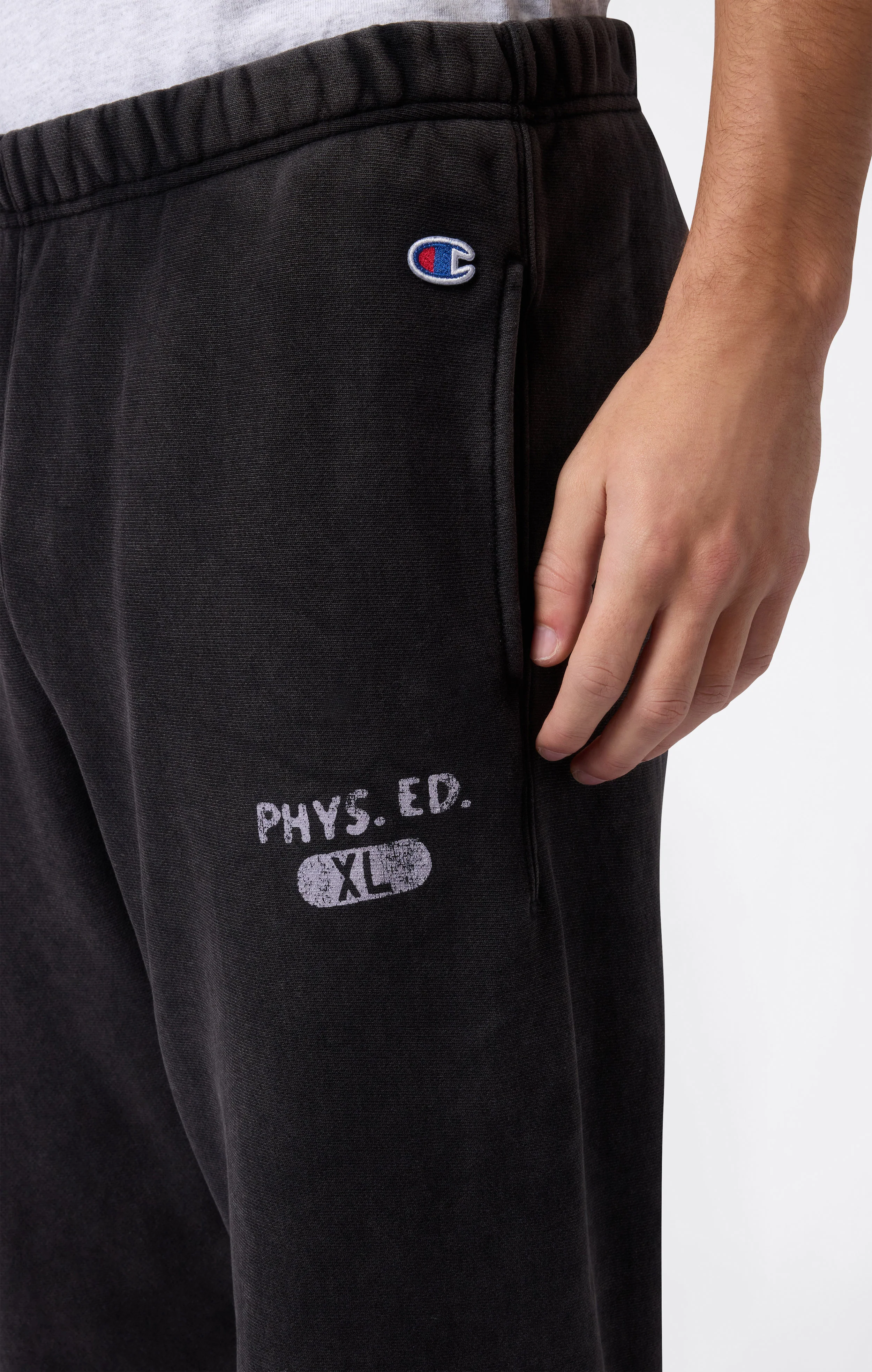 Men’s Fleece Jogger Pants with Elastic Cuffs and Brushed Interior Reverse Weave - Image 2