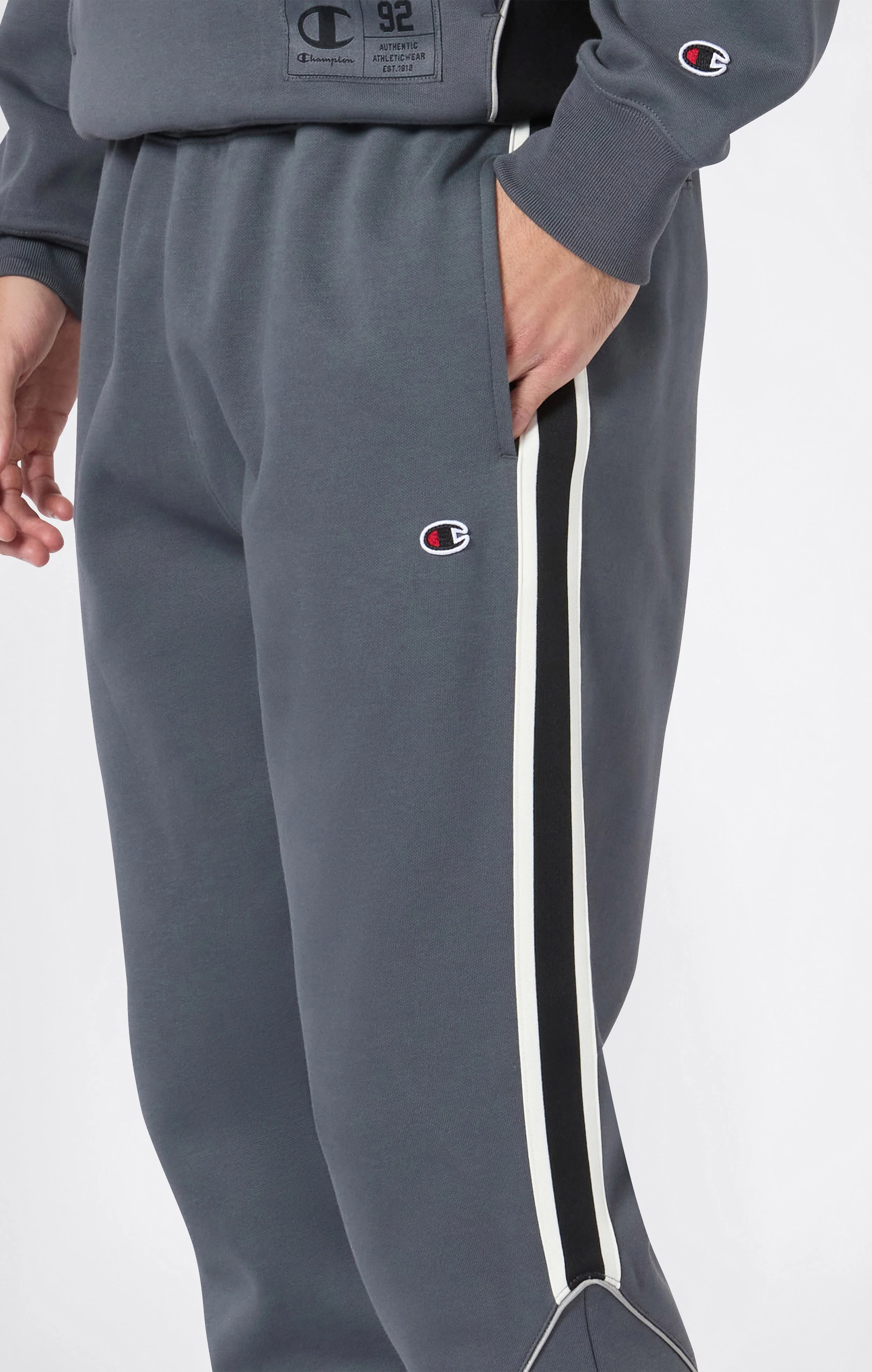 Men’s Fleece Rib Cuff Jogger Pants Urban Sport - Image 4