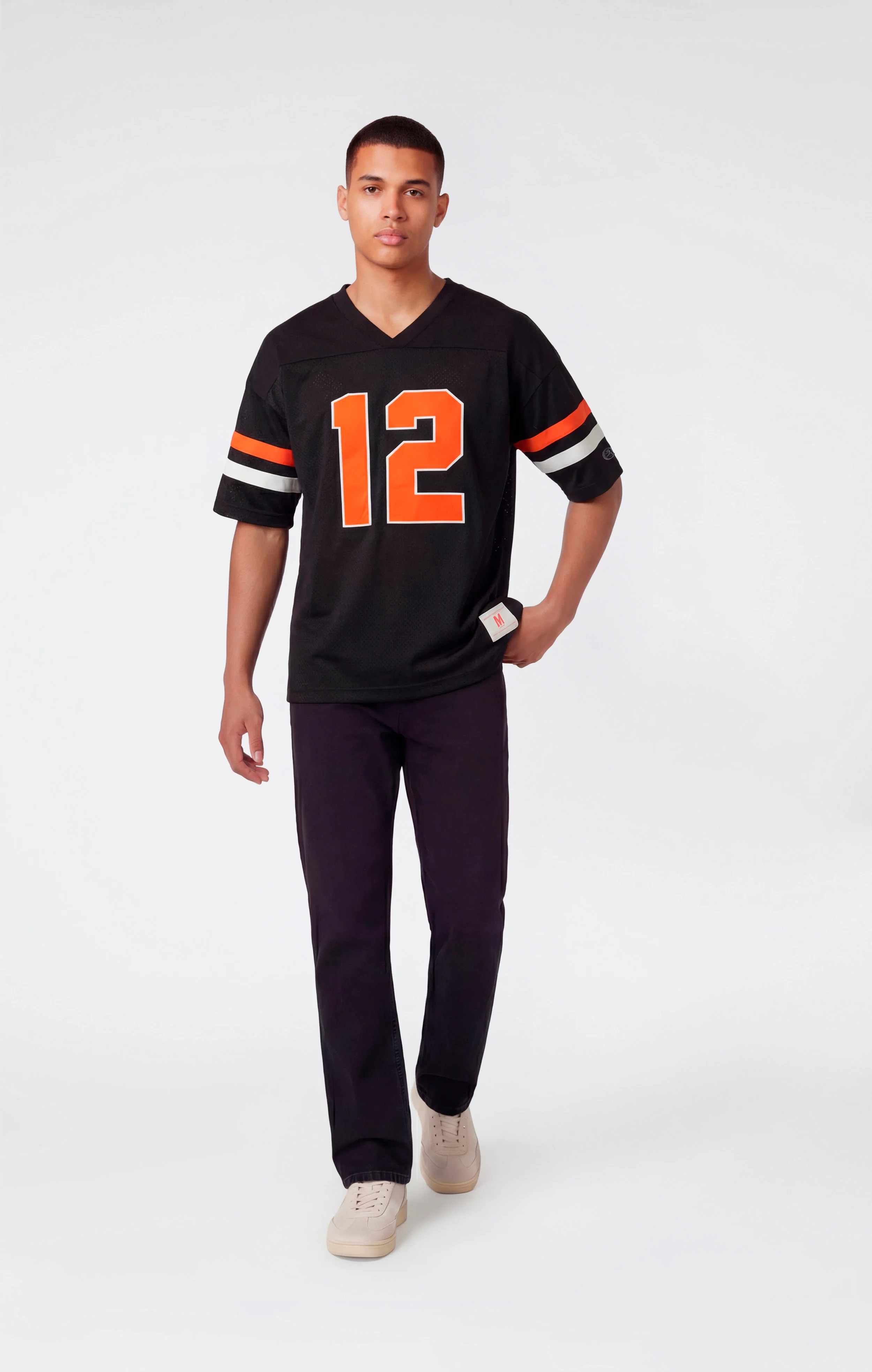 Men’s Football-Inspired V-Neck T-Shirt Time Capsule - Image 2