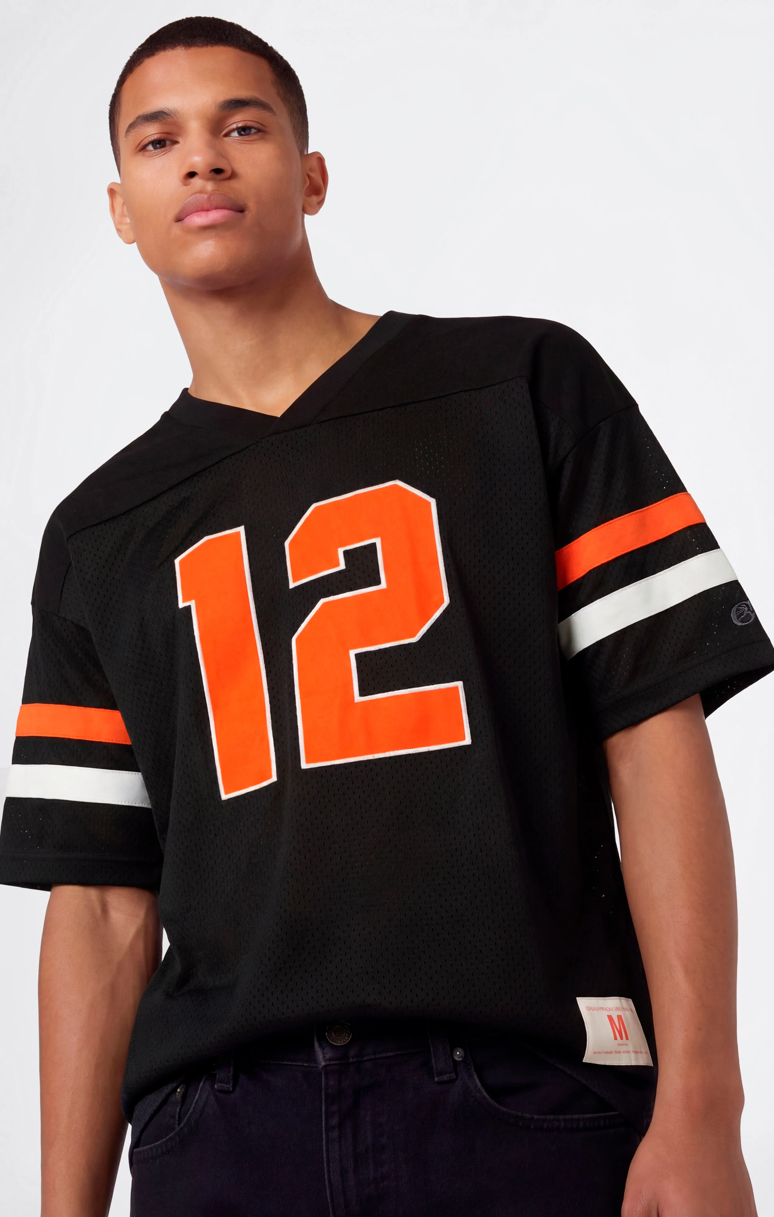 Men’s Football-Inspired V-Neck T-Shirt Time Capsule - Image 4