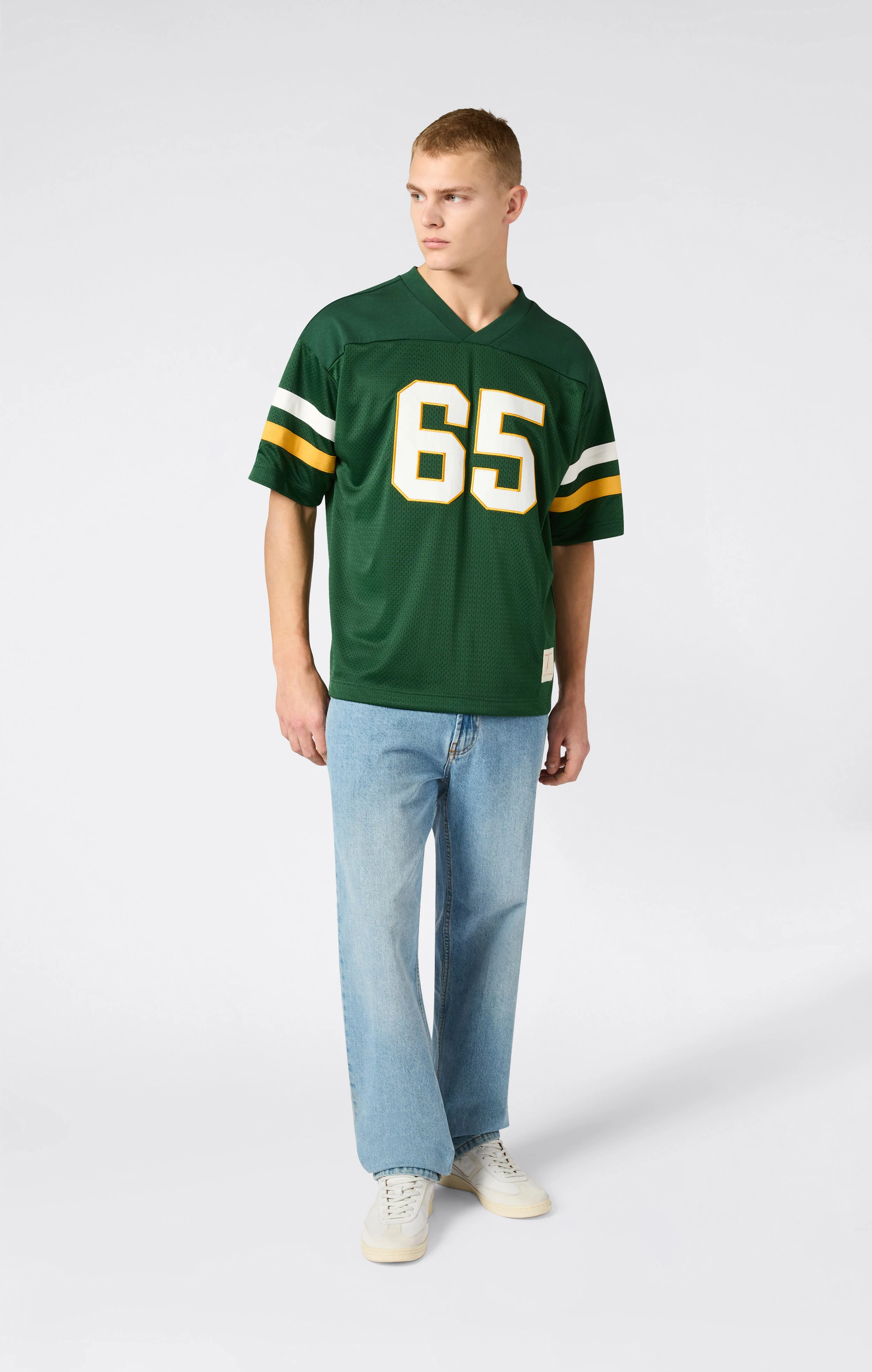 Men’s Football-Inspired V-Neck T-Shirt Time Capsule - Image 2