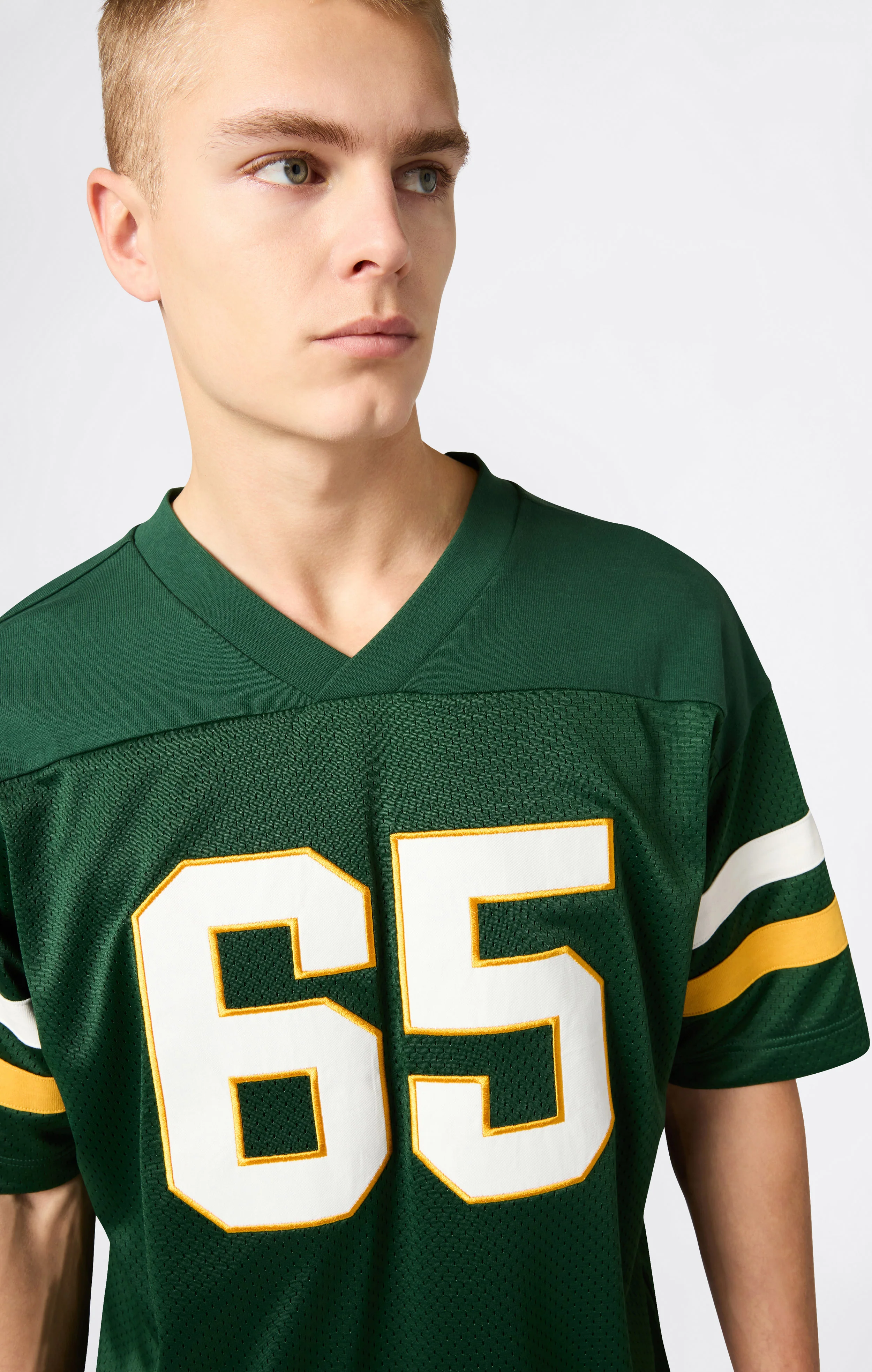 Men’s Football-Inspired V-Neck T-Shirt Time Capsule - Image 4