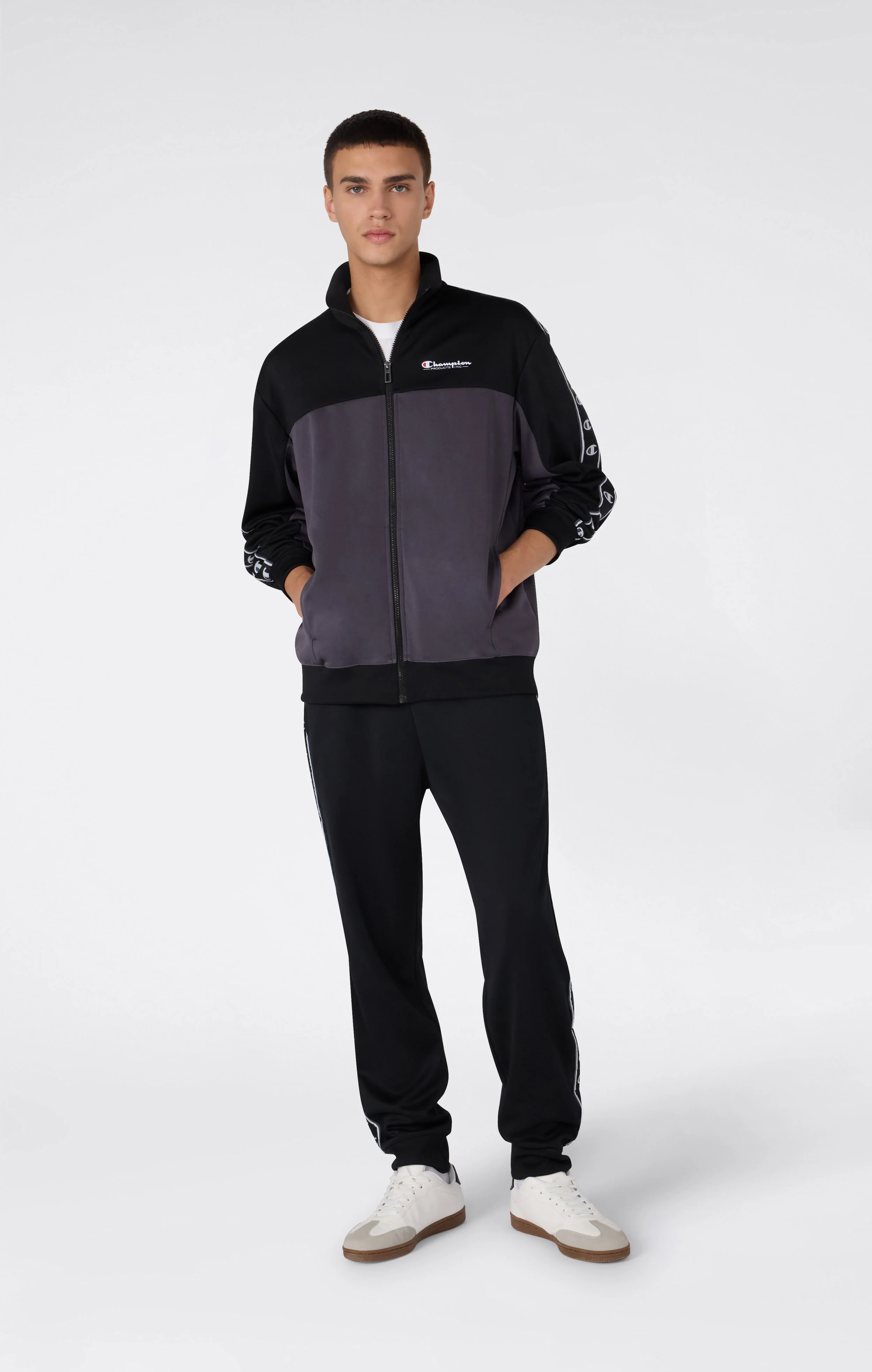 Men's Full Zip Interlock Tracksuit - Image 3