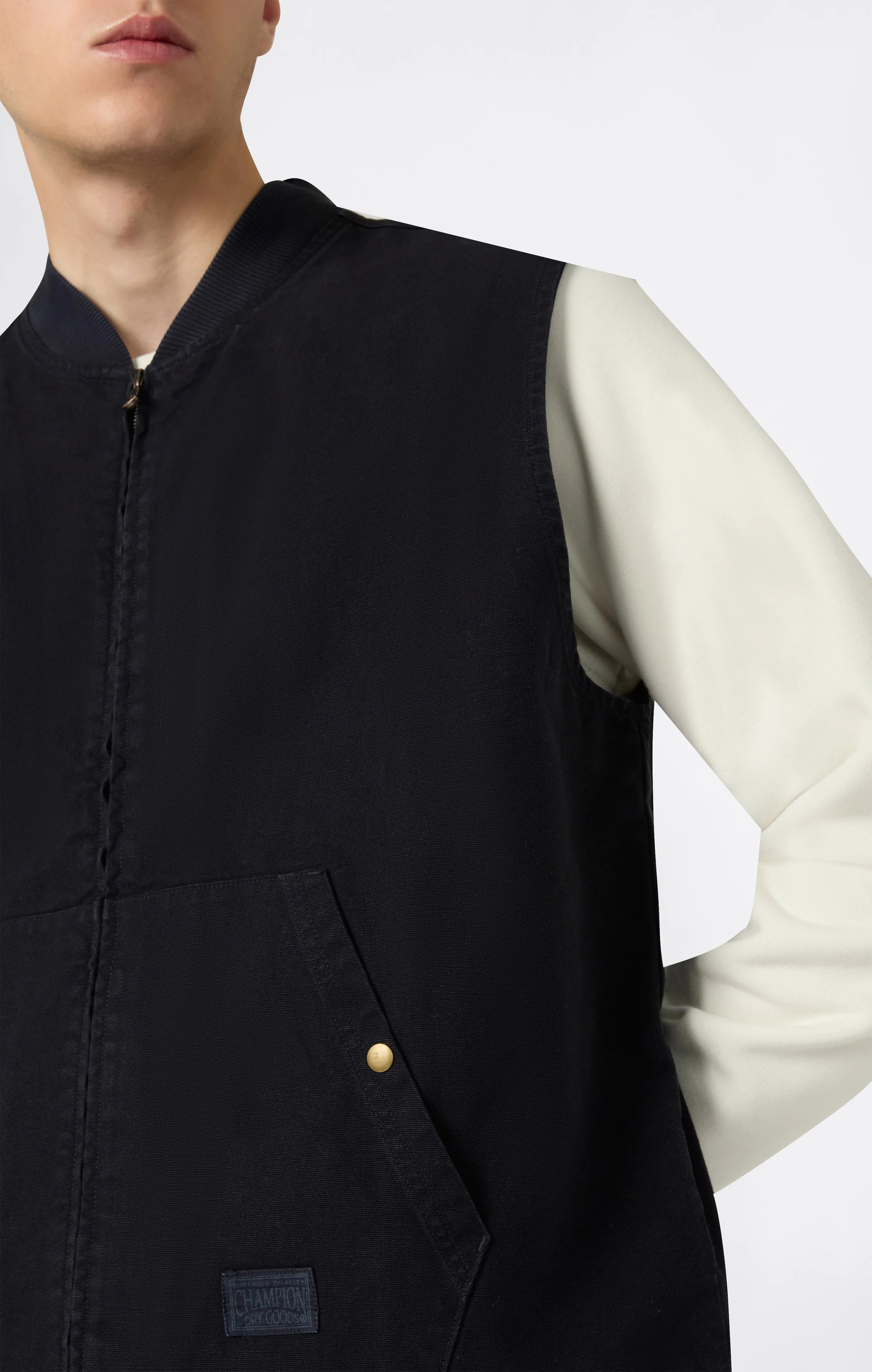 Men’s Full Zip Utility Vest - Image 4