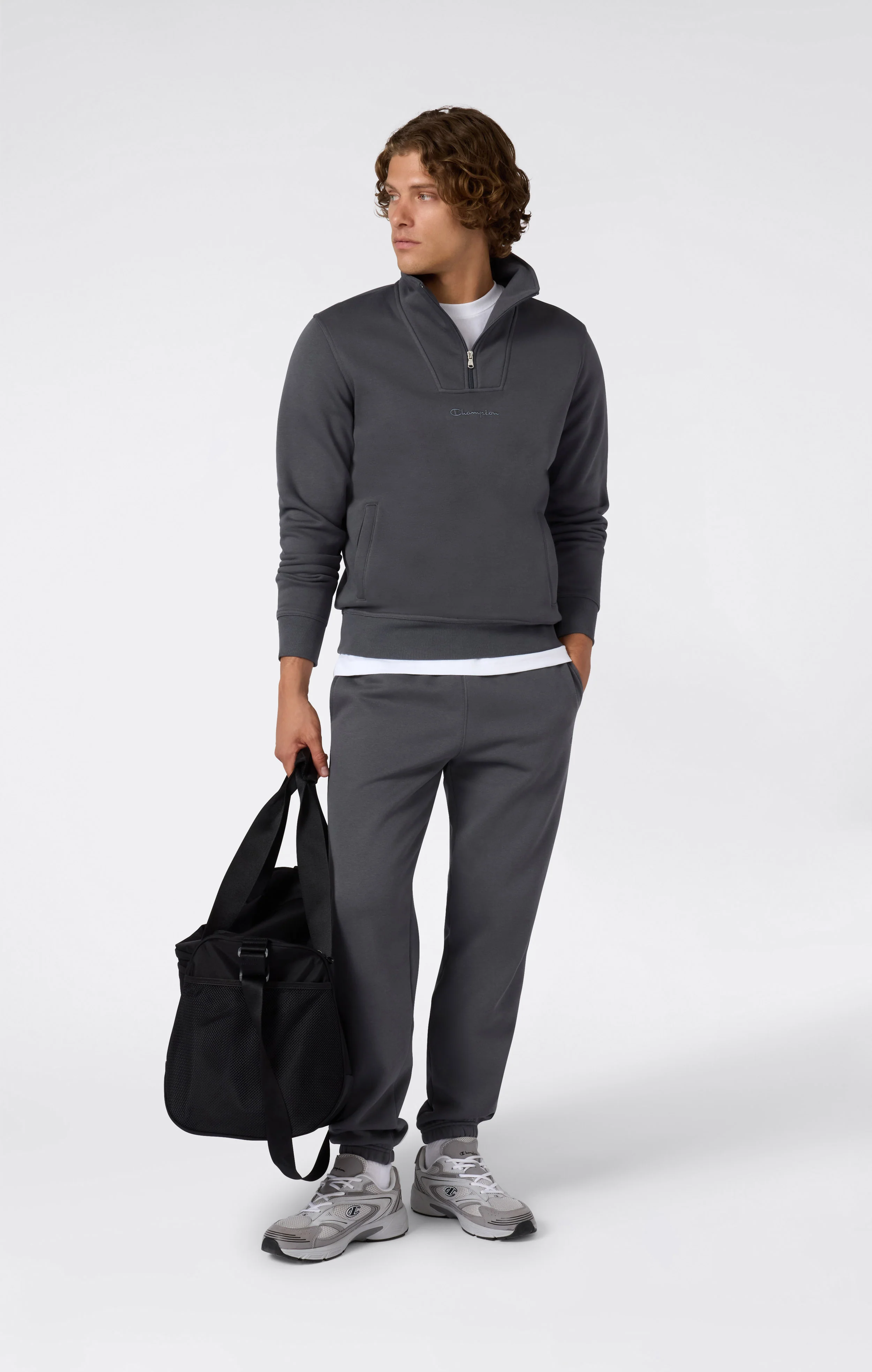 Men’s Half Zip Fleece Sweatshirt Icons - Image 2