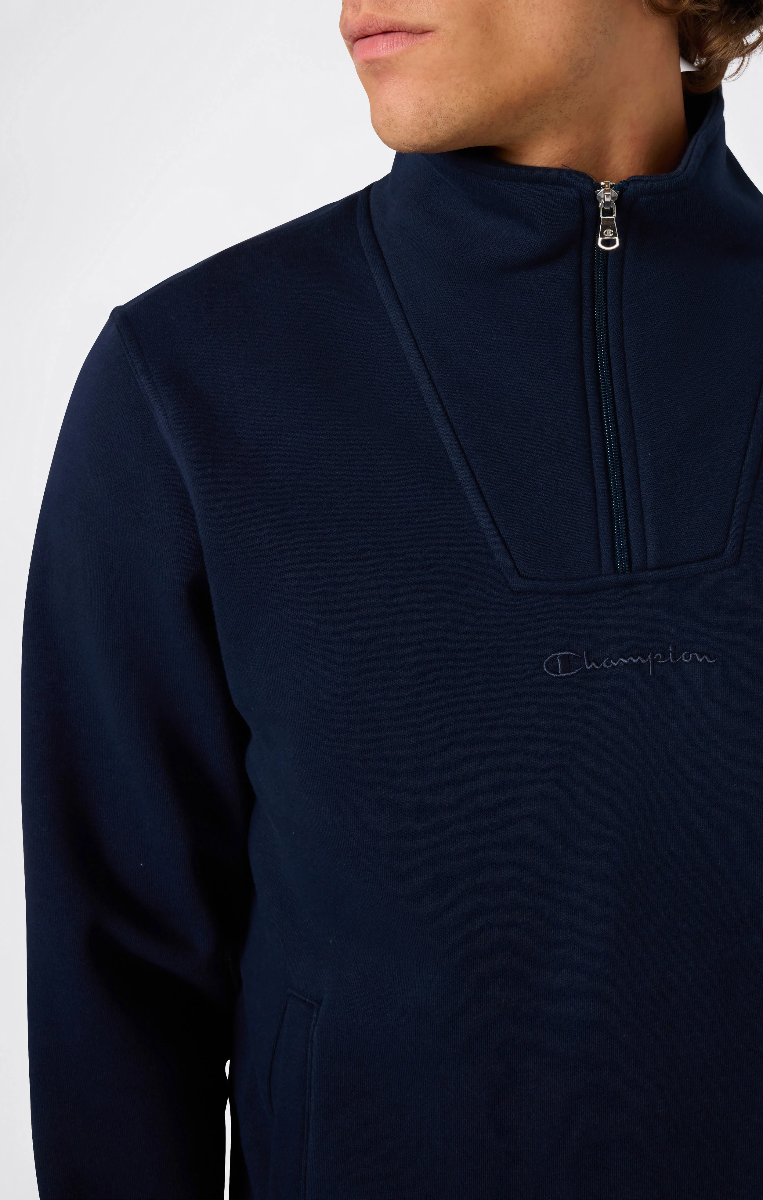 Men’s Half Zip Fleece Sweatshirt Icons - Image 4