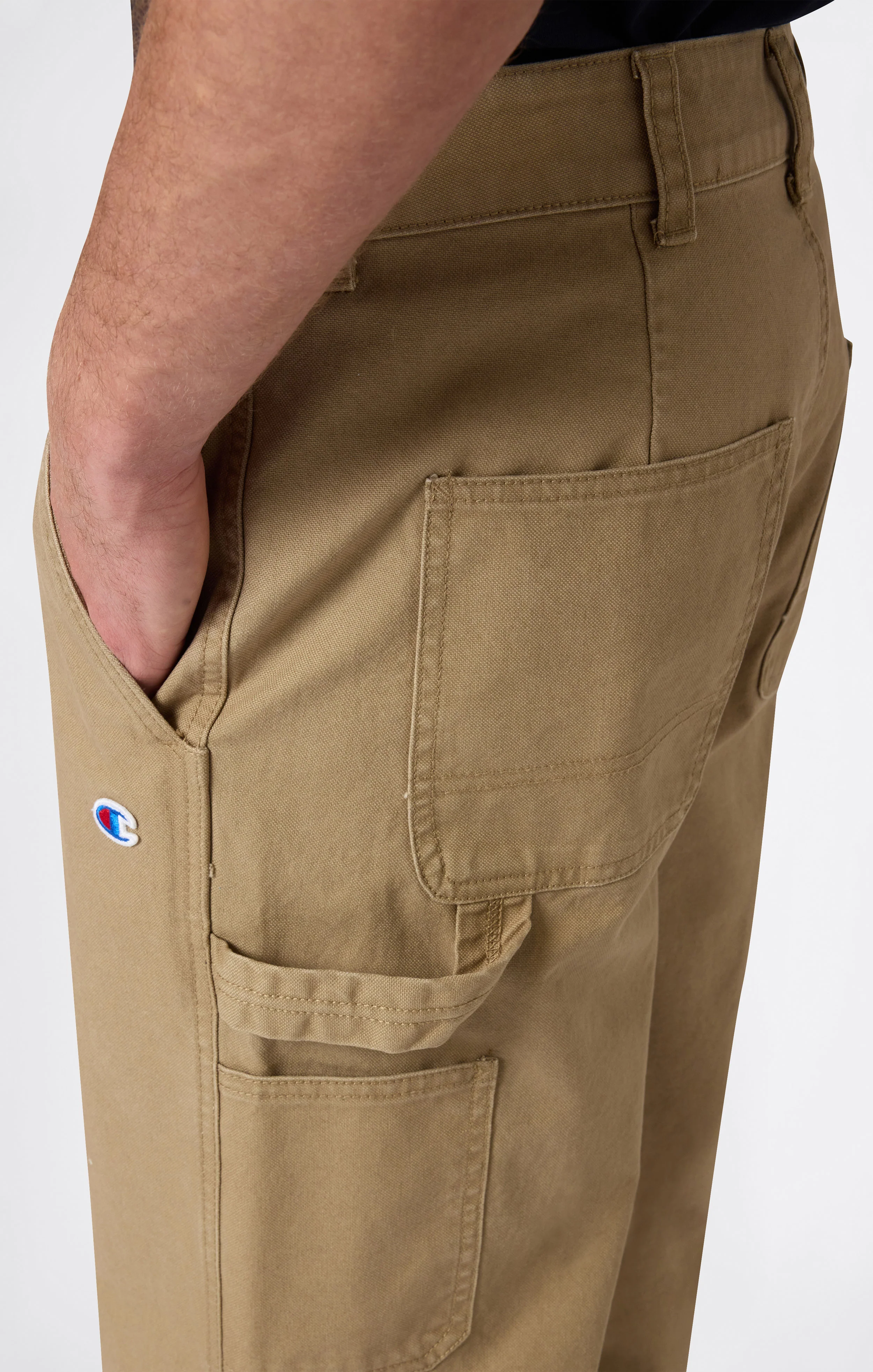 Men’s Durable Cotton Cargo Pants Reverse Weave - Image 2