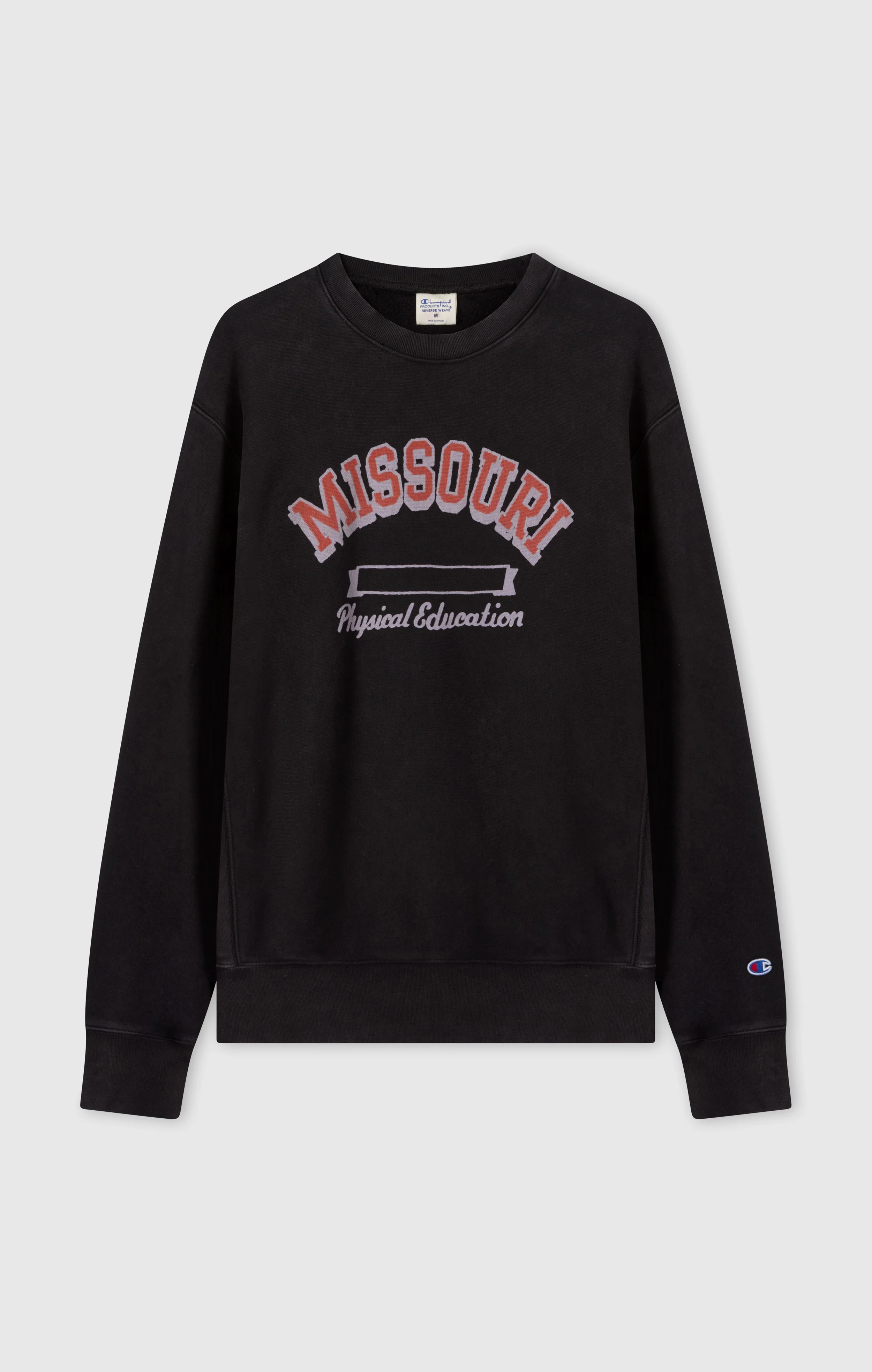 Men’s Heavyweight Crewneck Sweatshirt with Brushed Interior and Print Reverse Weave - Image 5