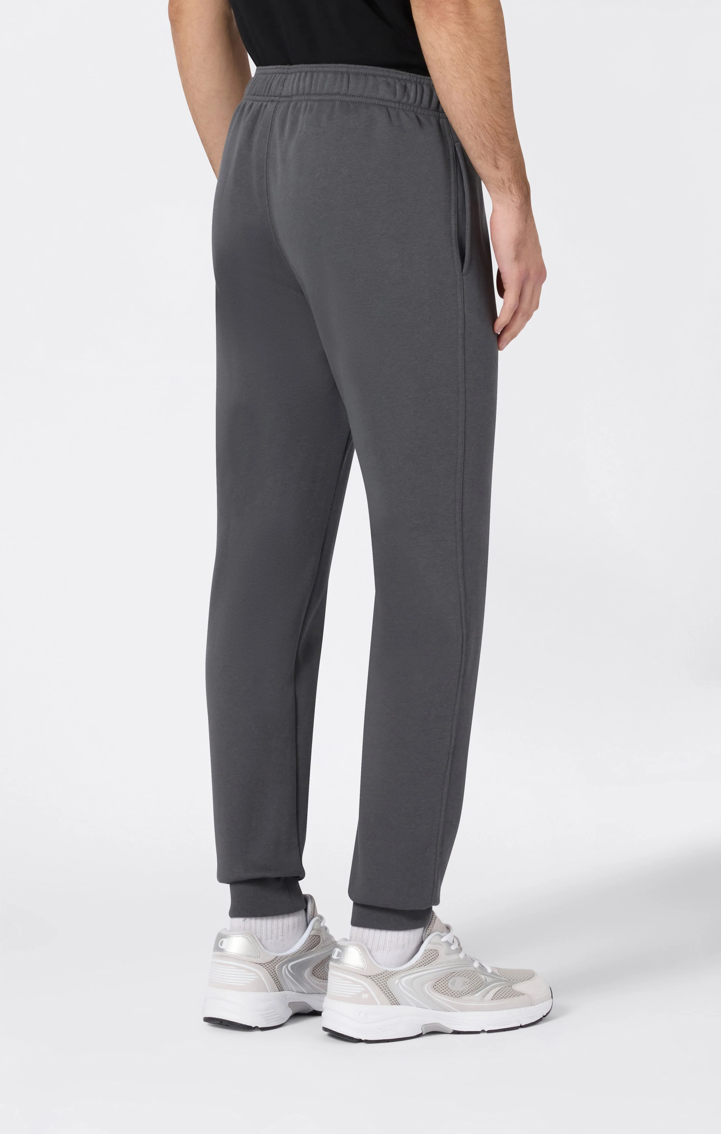 Men’s Rib Cuff Slim Fit Fleece Joggers Icons - Image 3