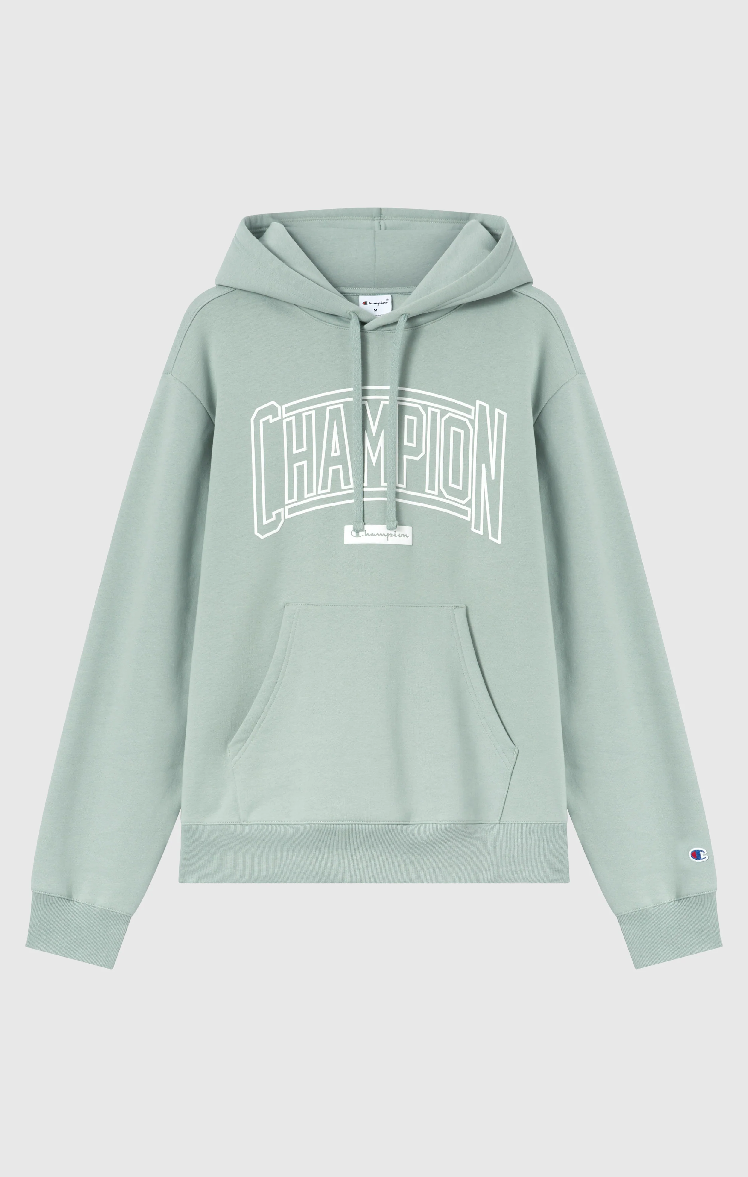 Men’s Hooded Sweatshirt With Brushed Interior And Puff Print Logo - Image 5