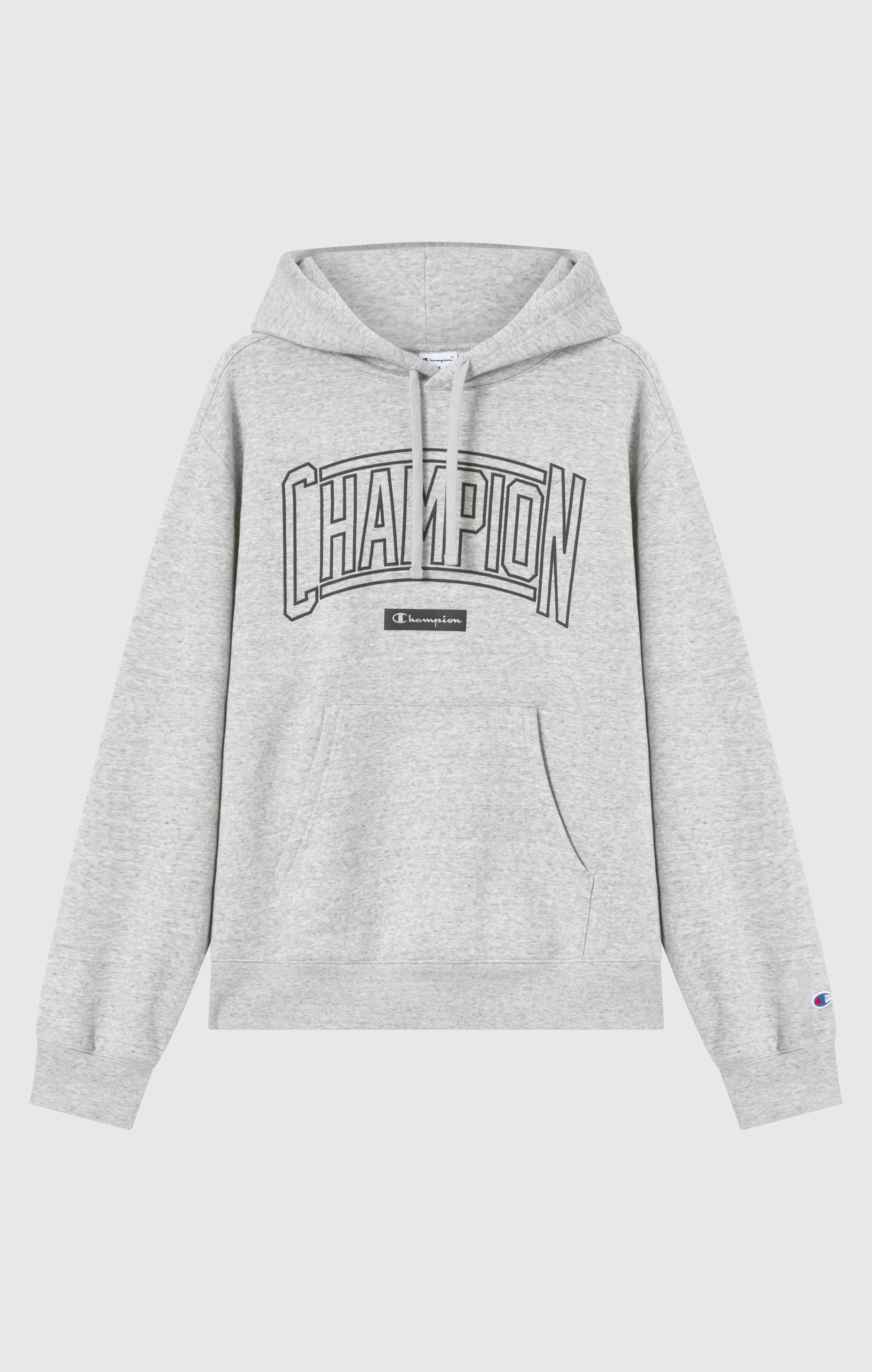 Men’s Hooded Sweatshirt With Brushed Interior And Puff Print Logo - Image 5