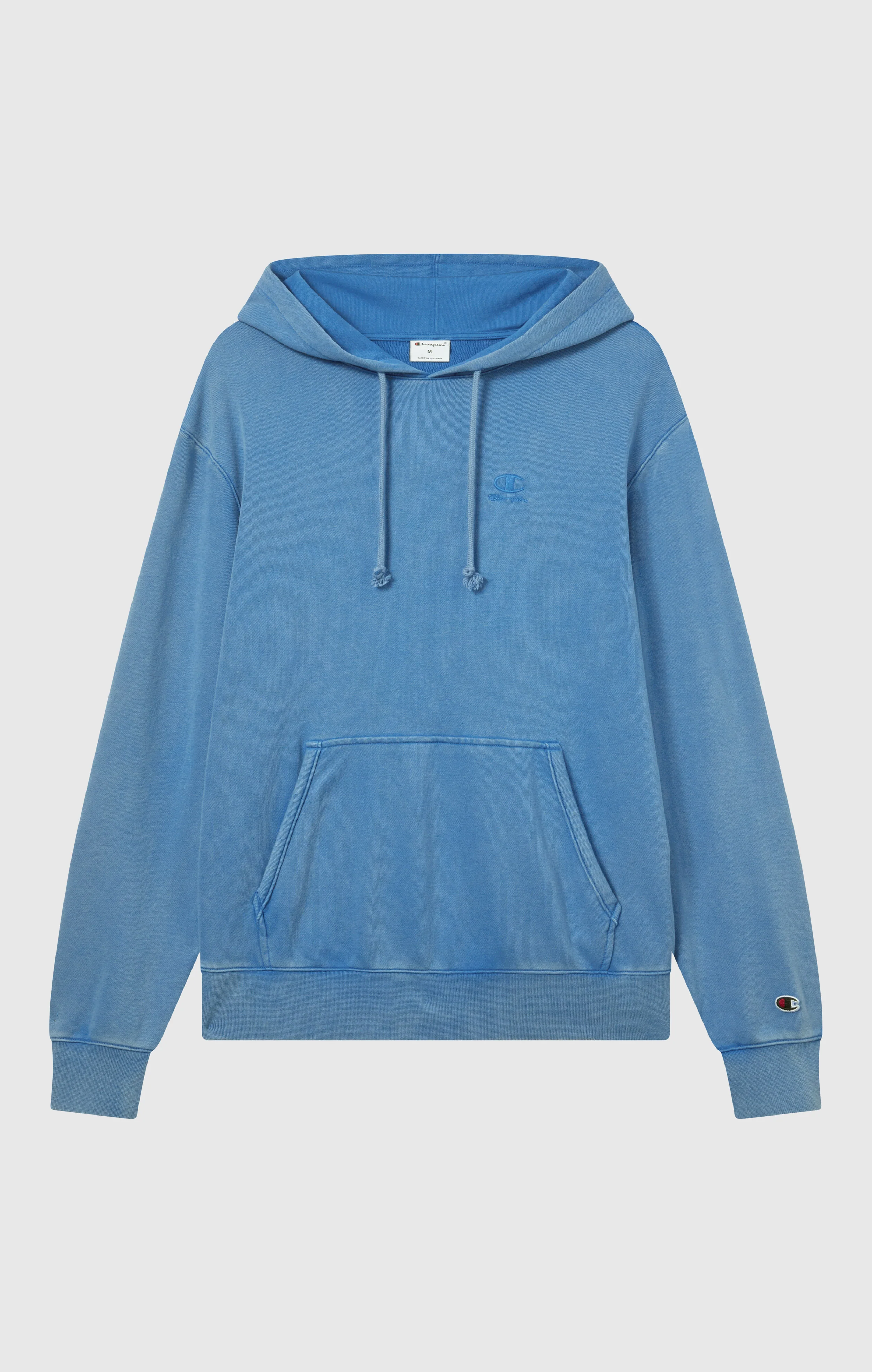 Men’s Hooded Sweatshirt with Embroidered Logo and Washed Effect Icons - Image 5