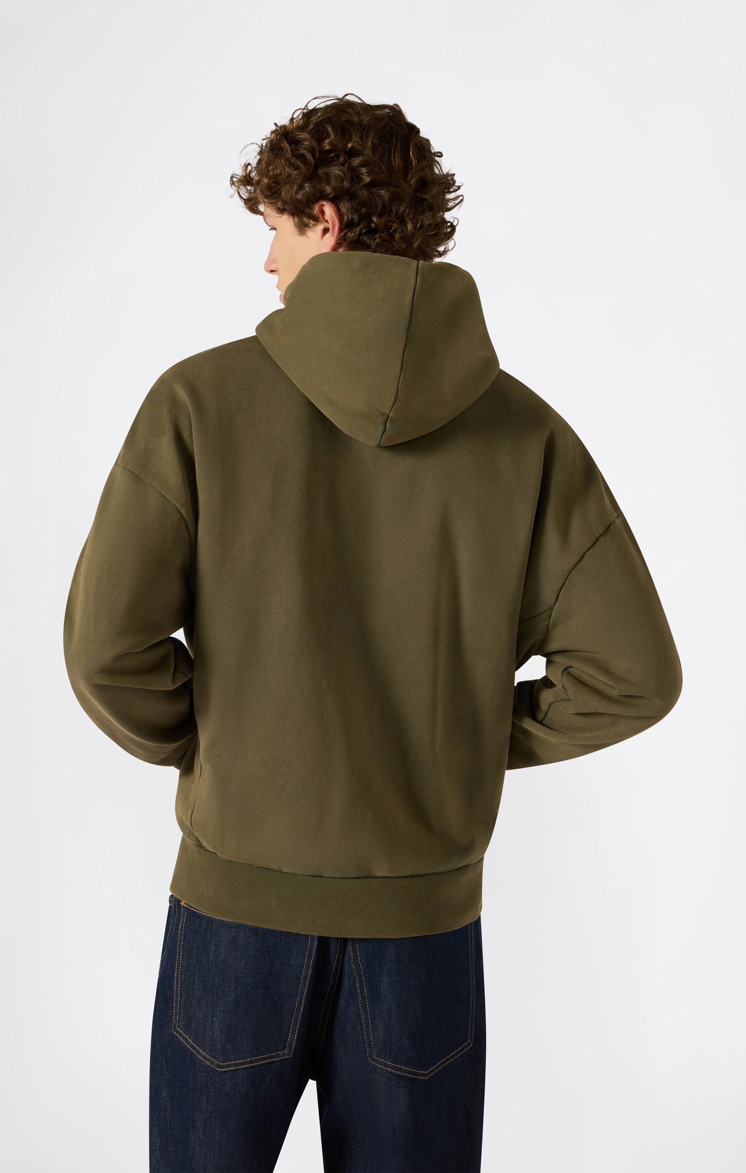 Men’s Hooded Sweatshirt with Washed Effect - Image 4
