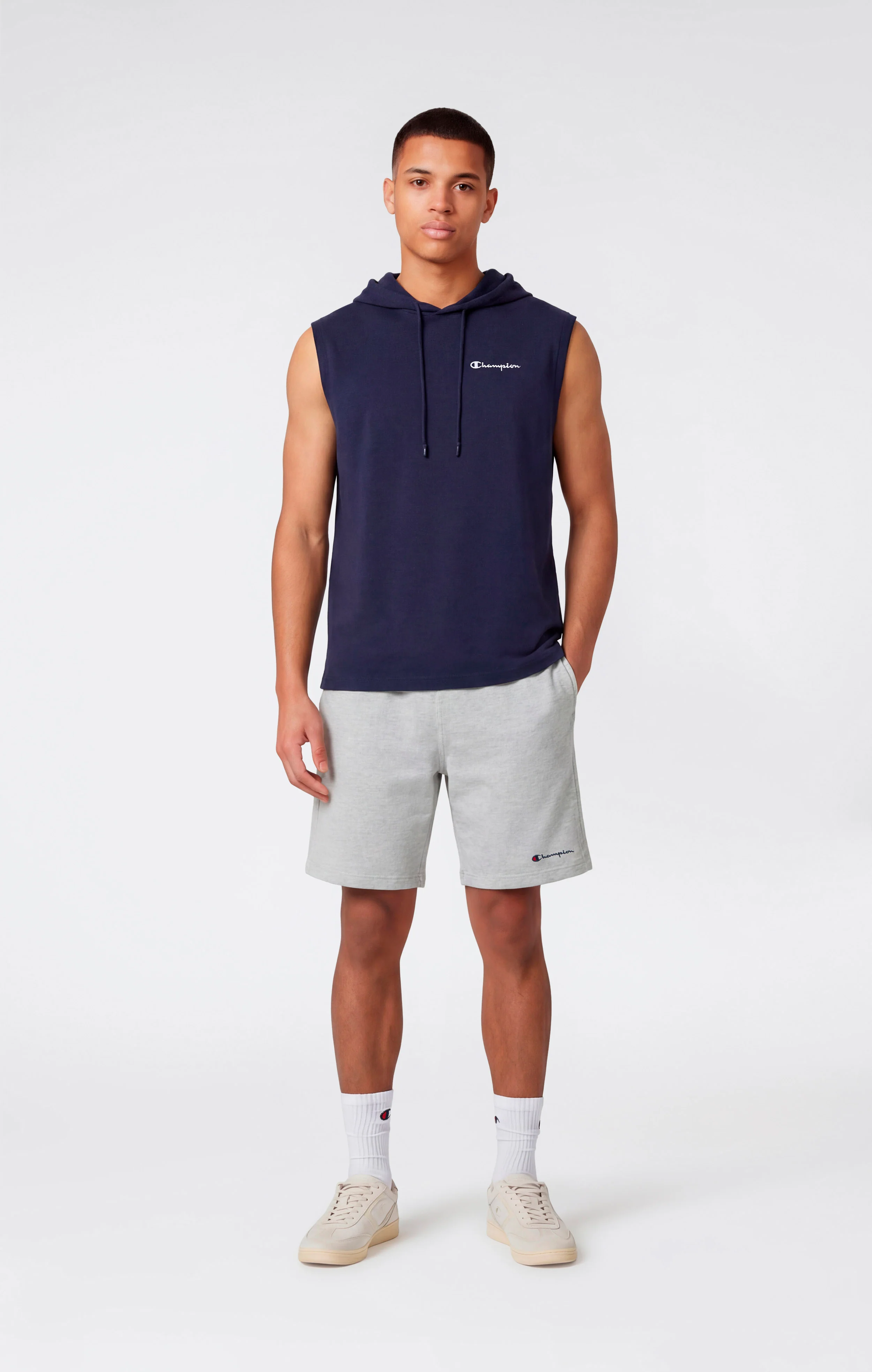 Men’s Hooded Tank Top Icons - Image 2