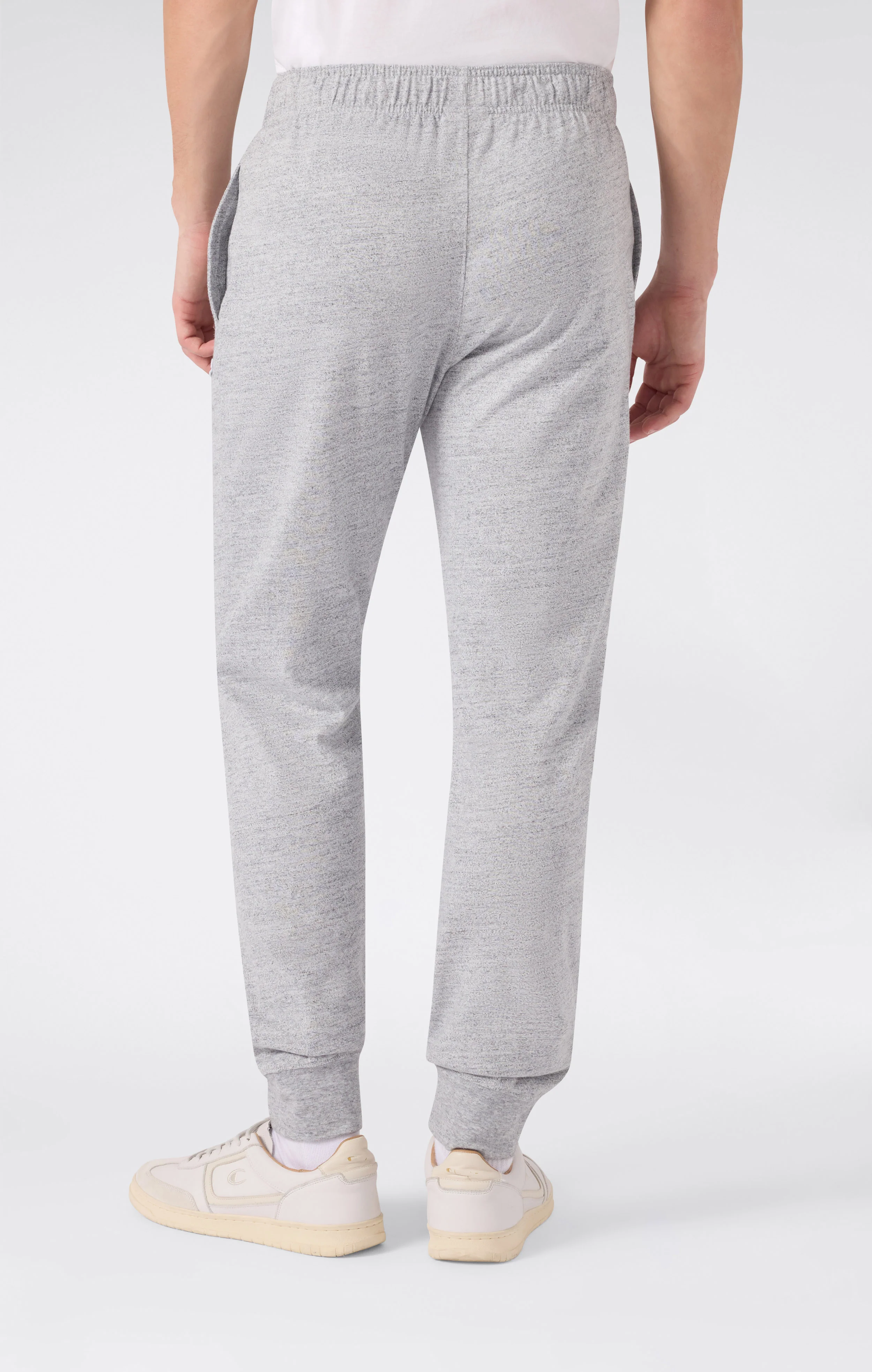 Men's Icons Slim Fit Rib Cuff Light Pants with Embroidered Logo - Image 4