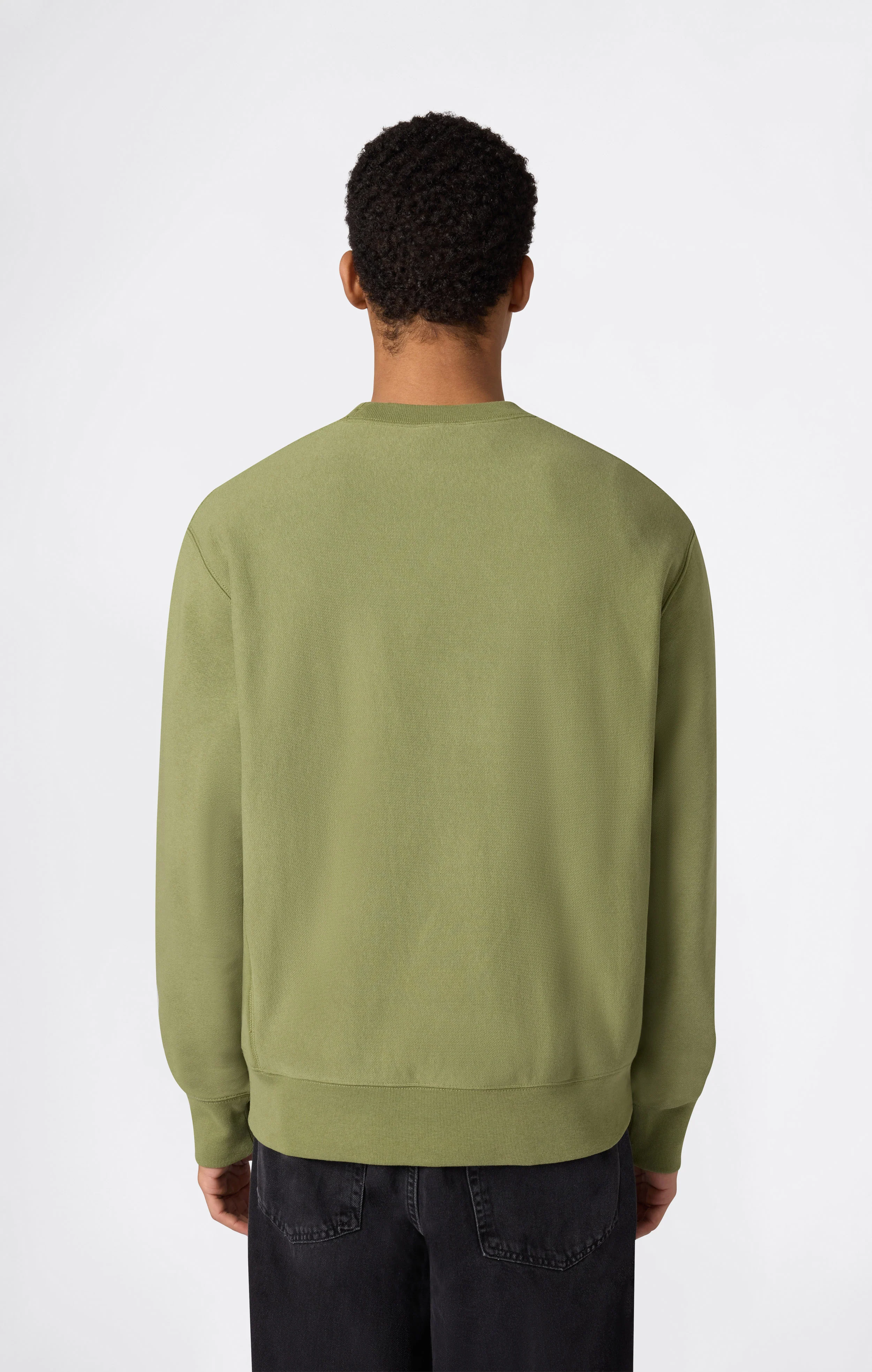 Men’s Lightweight Crewneck Sweatshirt Reverse Weave - Image 4