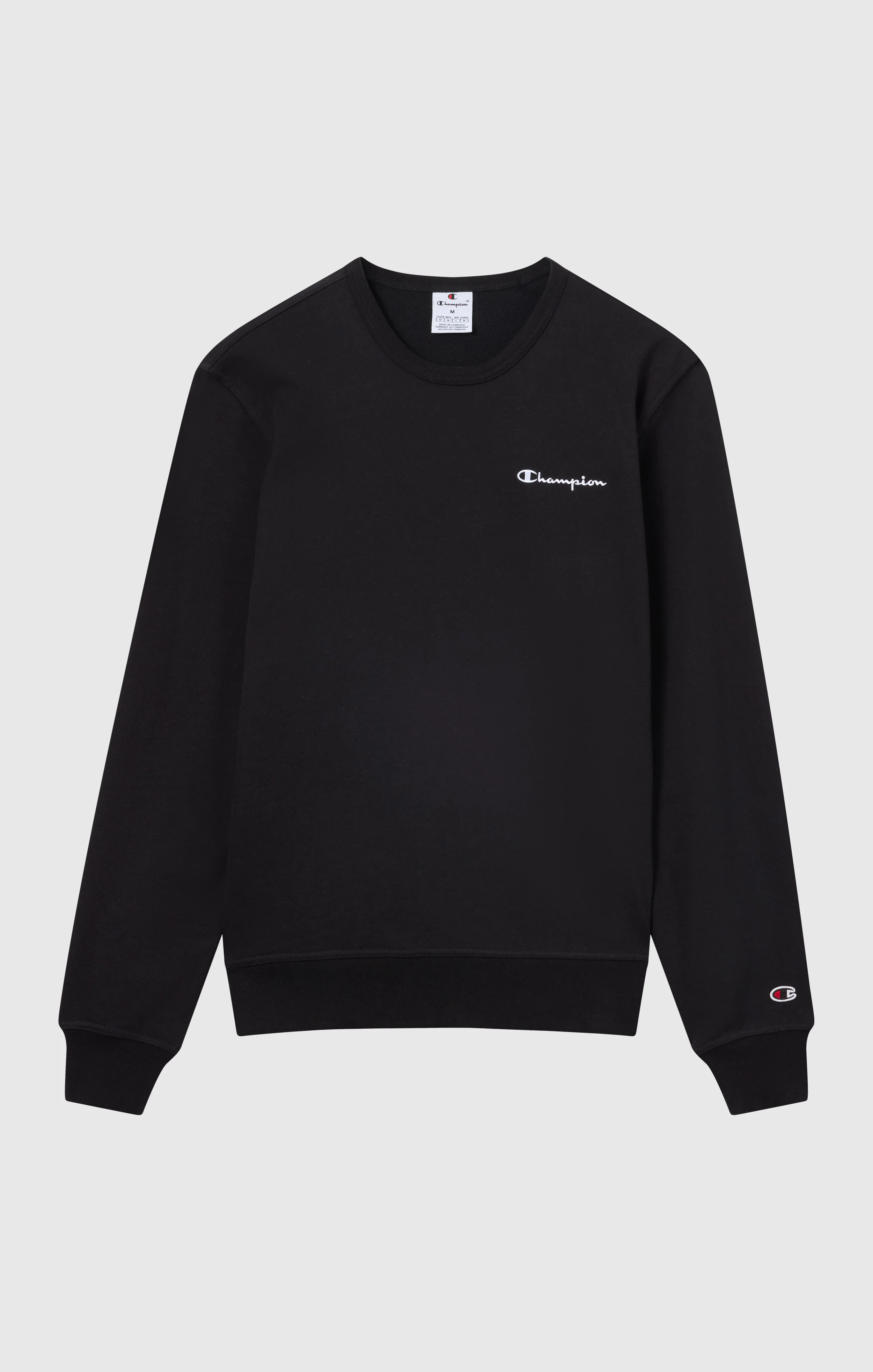 Men’s Lightweight Crewneck Sweatshirt with Embroidered Logo Icons - Image 5