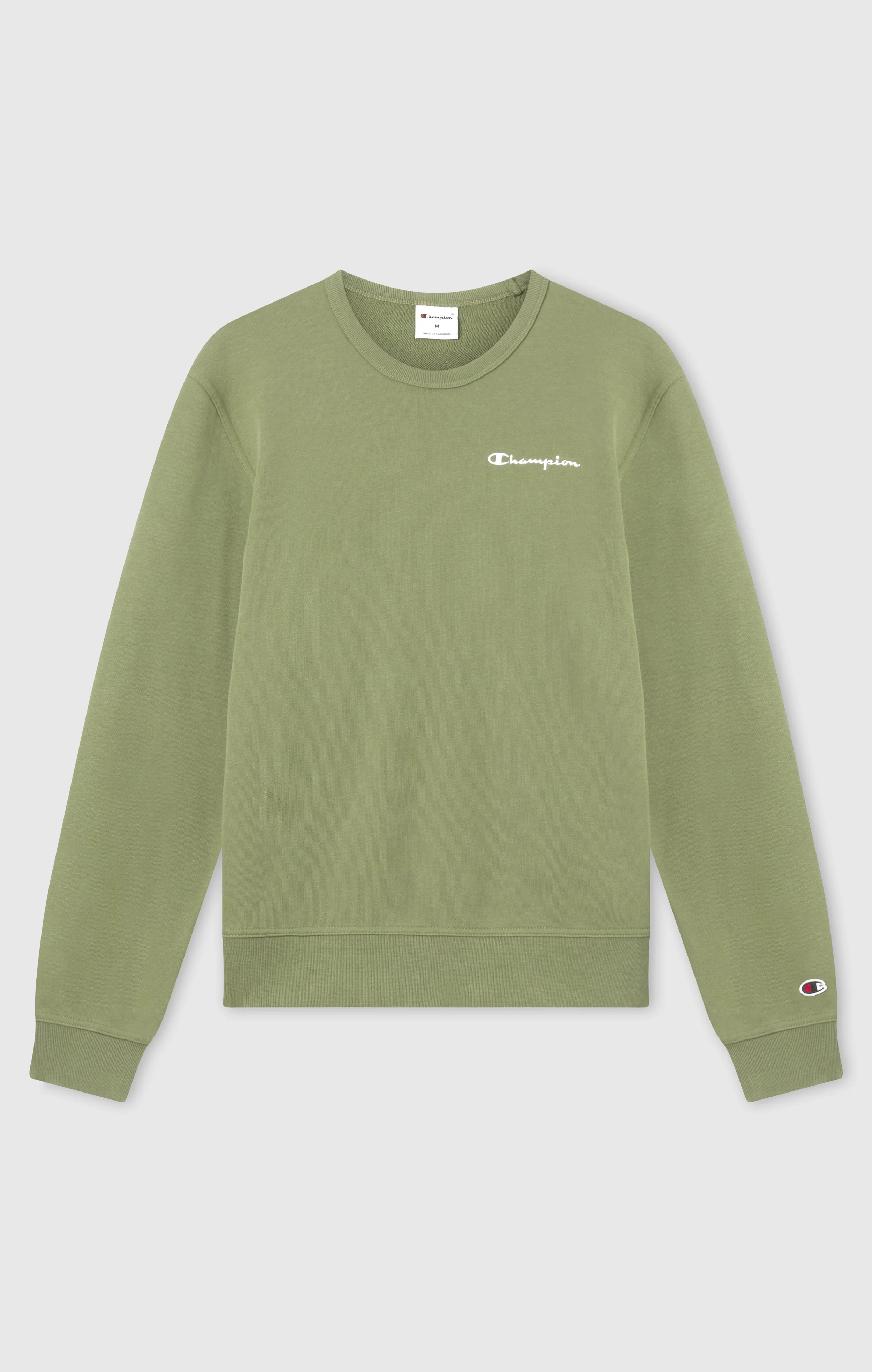 Men’s Lightweight Crewneck Sweatshirt with Embroidered Logo Icons - Image 5