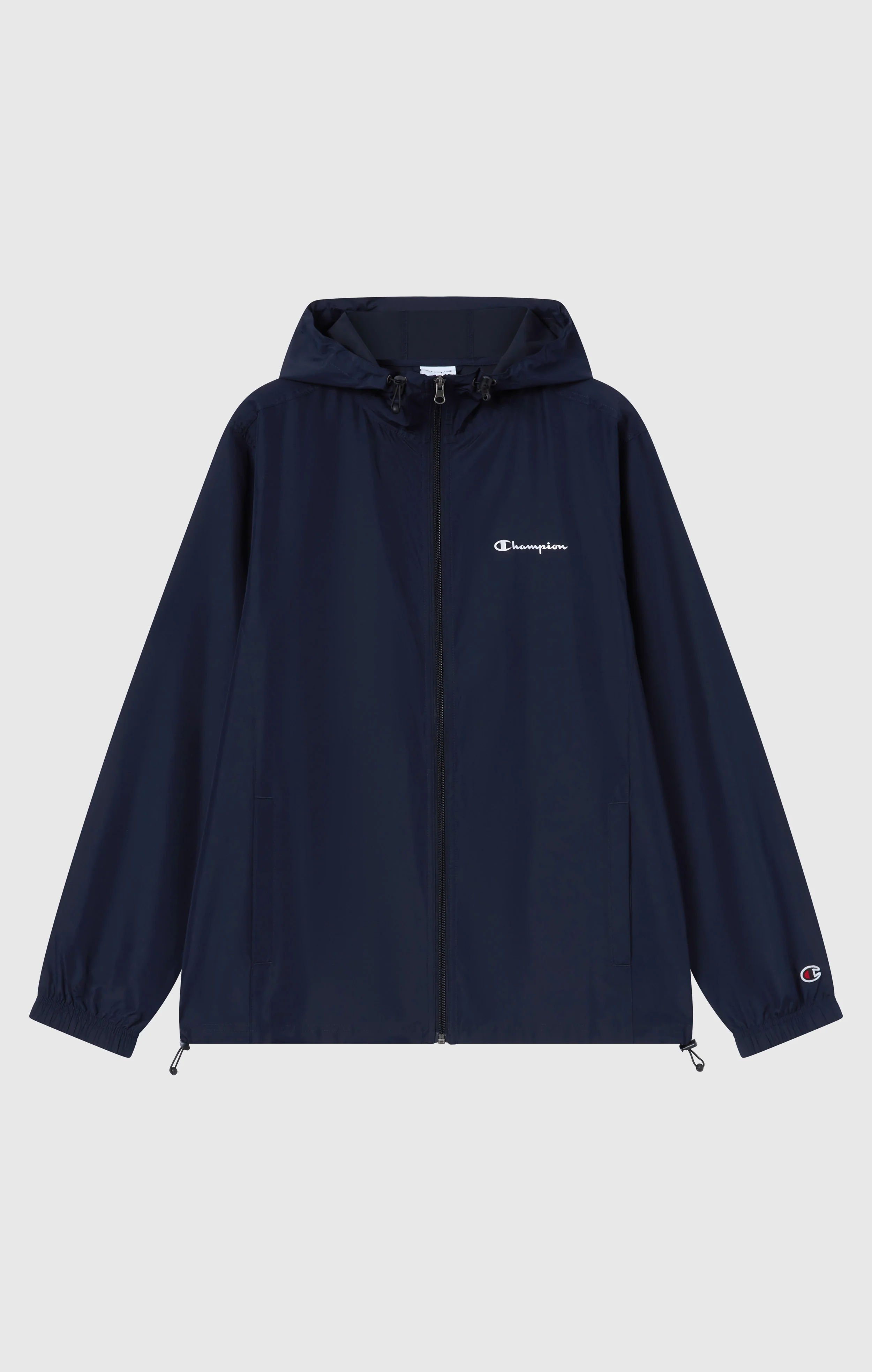 Men’s Lightweight Full Zip Hooded Windbreaker Jacket - Image 5