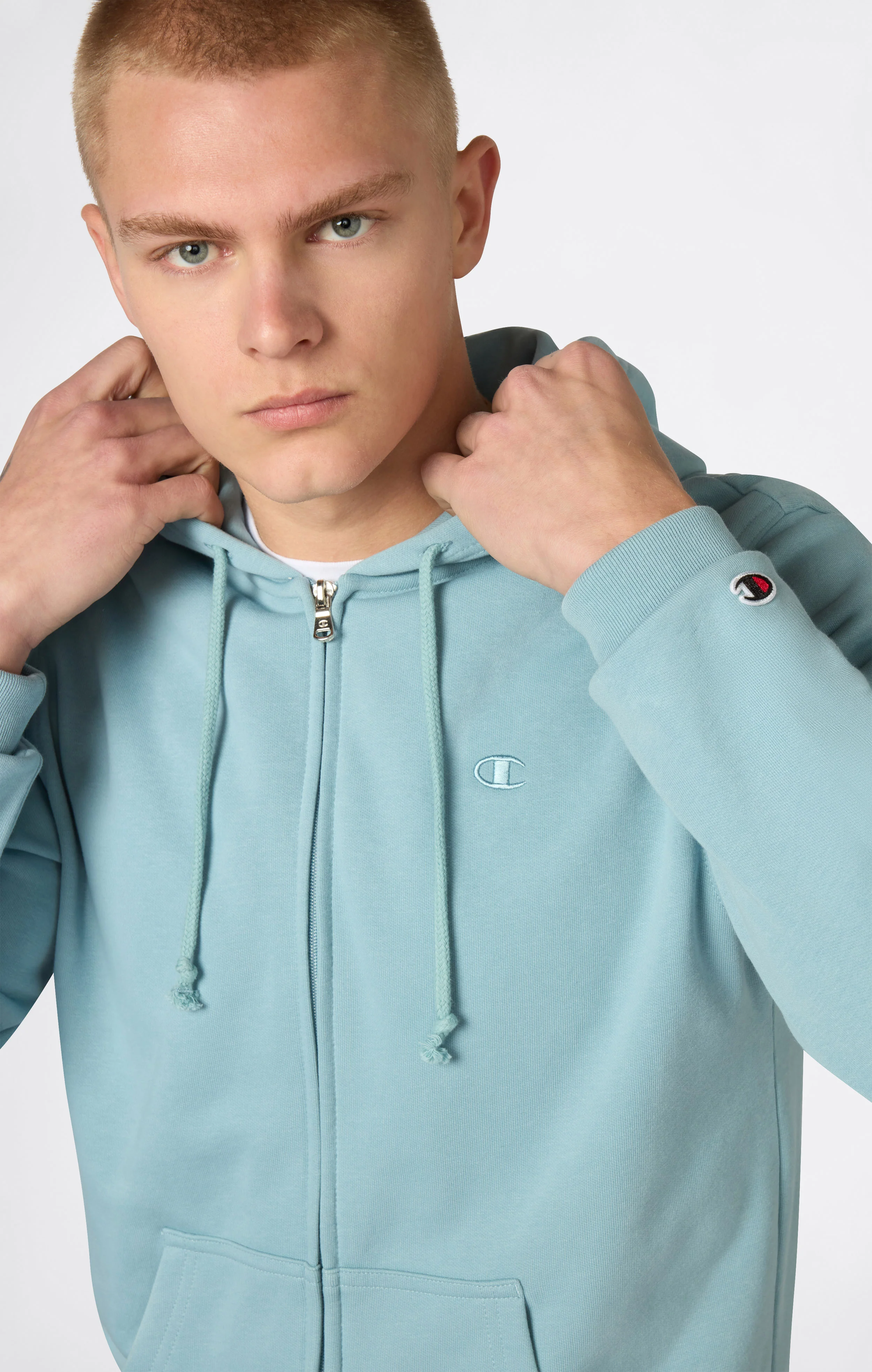 Men's Lightweight Full-Zip Hoodie Icons - Image 3