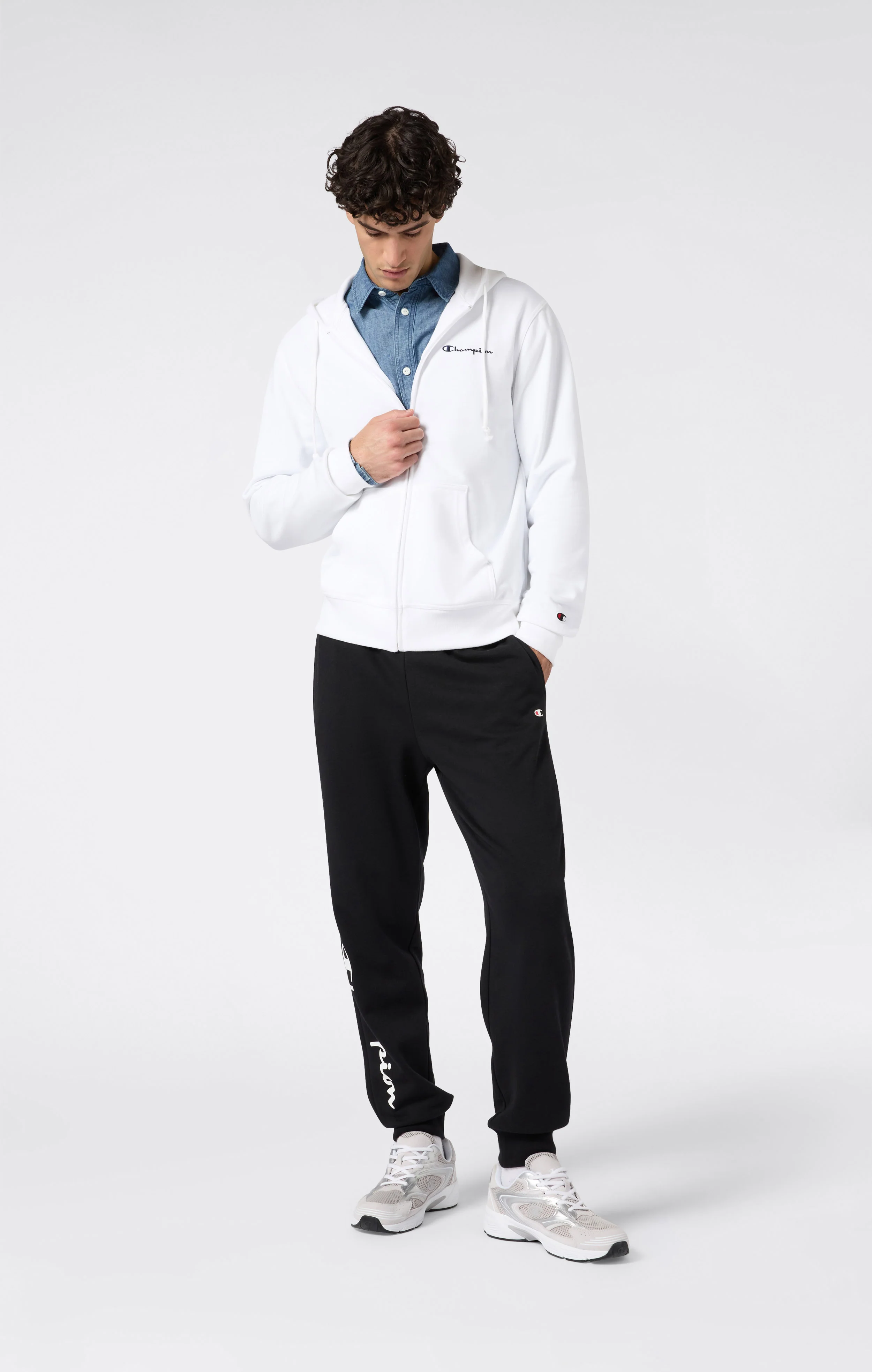 Men’s Lightweight Full Zip Hoodie Icons - Image 2